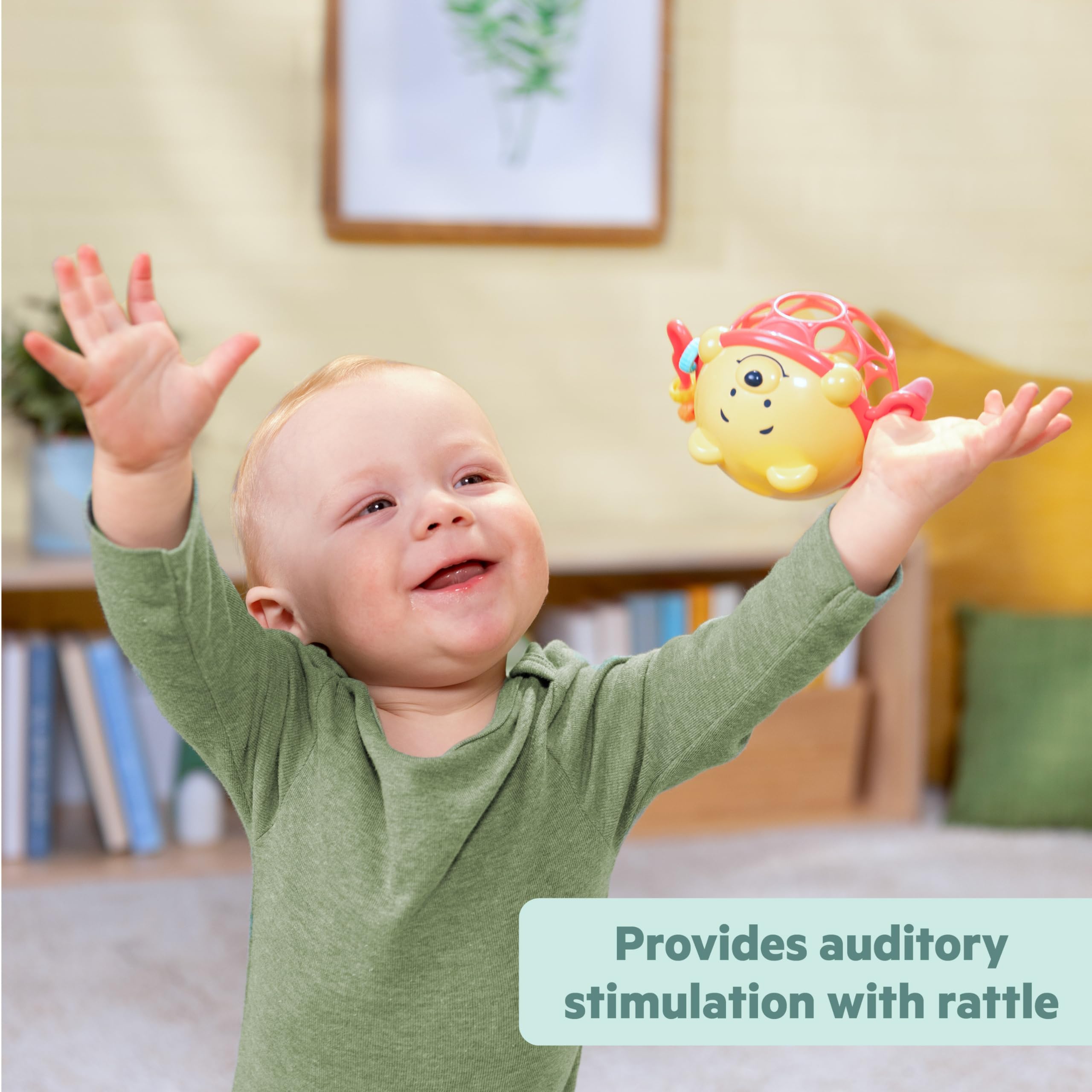 Bright Starts Disney Baby Winnie The Pooh Jingle & Shake Rattle Toy | 0-6 Months+ | BPA Free 4
