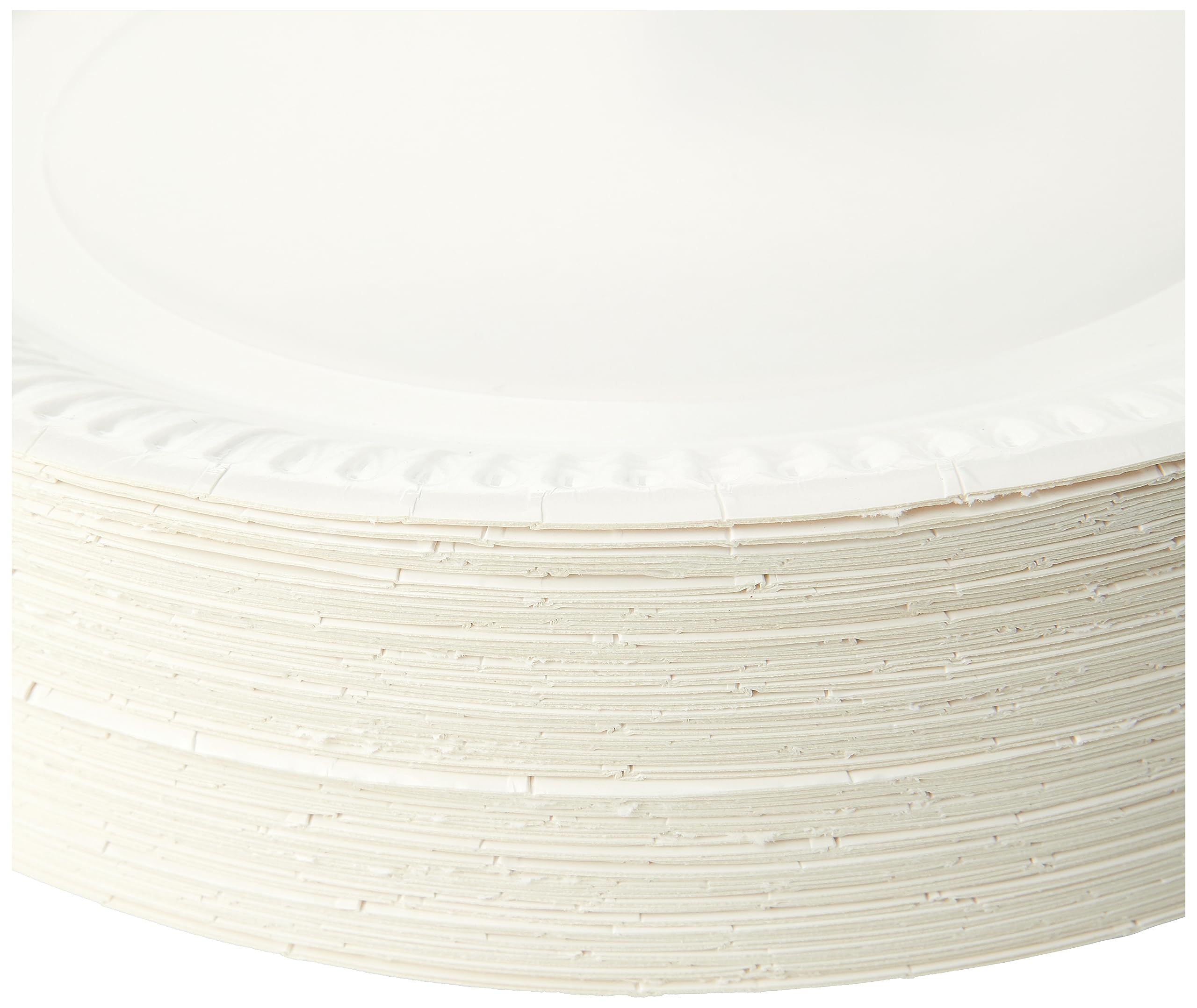 Paper Plates 23cm - Pack of 100 | 9 Inch Disposable Party Plates 4
