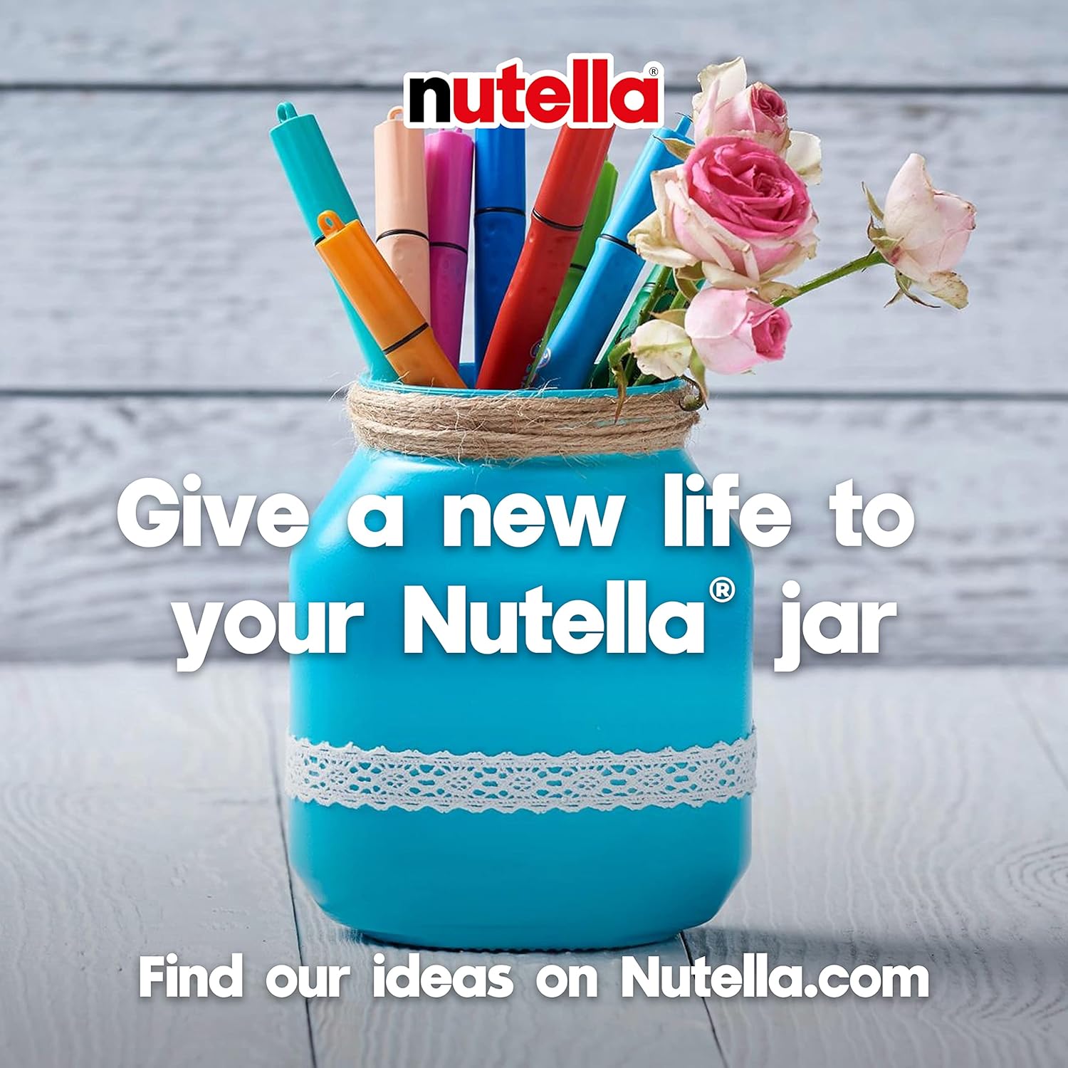 Nutella Hazelnut Chocolate Spread 350g Jar - Cocoa & Hazelnut Spread for Pancakes 9