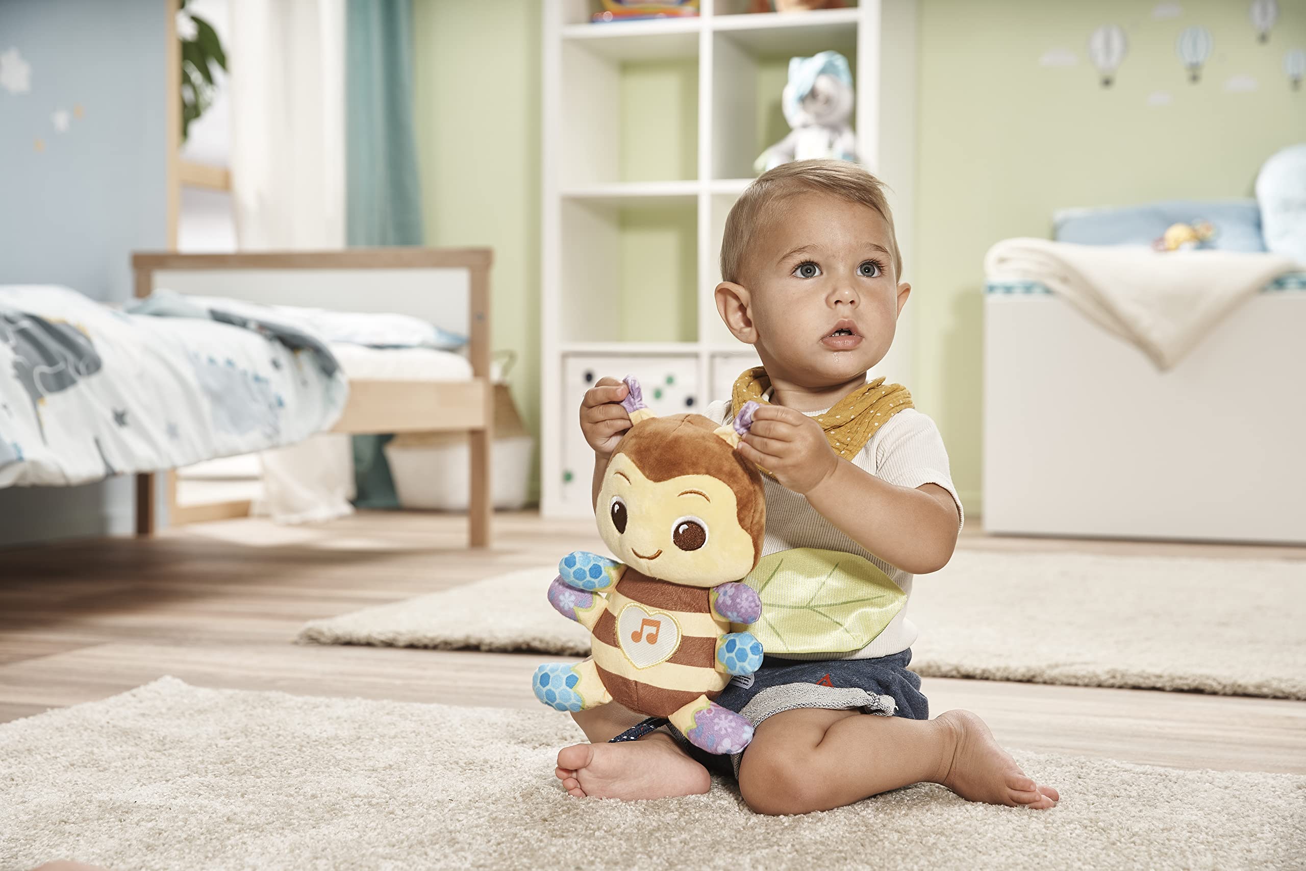 VTech Busy Musical Bee - Interactive Sensory Cuddly Toy | Lights & Music | Ages 3-24 Months 3