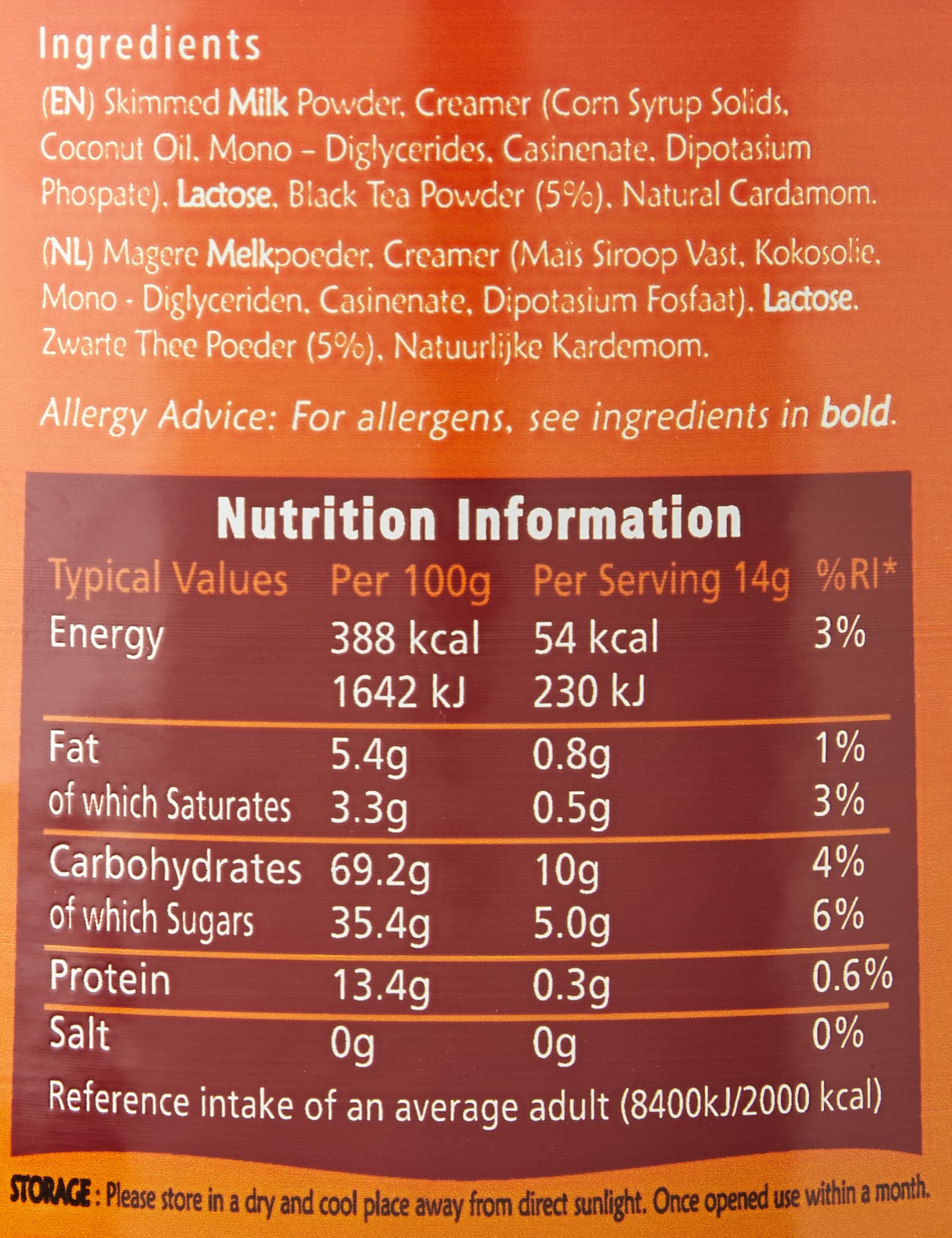 Royal Chai Karak Chai Unsweetened Tub | 400g | Instant Tea | Makes 20 Cups 3