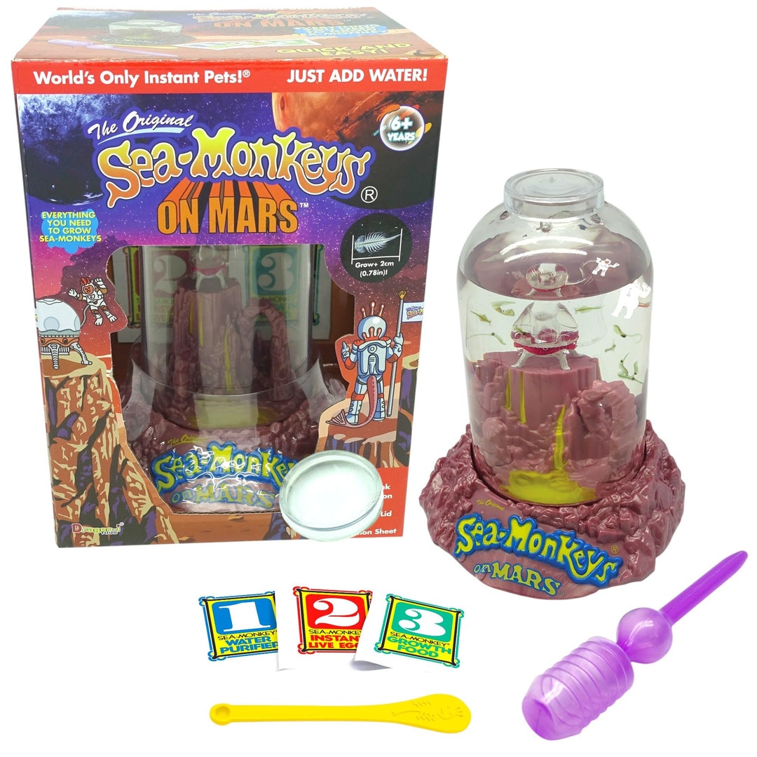 Sea Monkeys On Mars - Grow Your Own Sci-Fi Pets Science Kit for Kids 6+