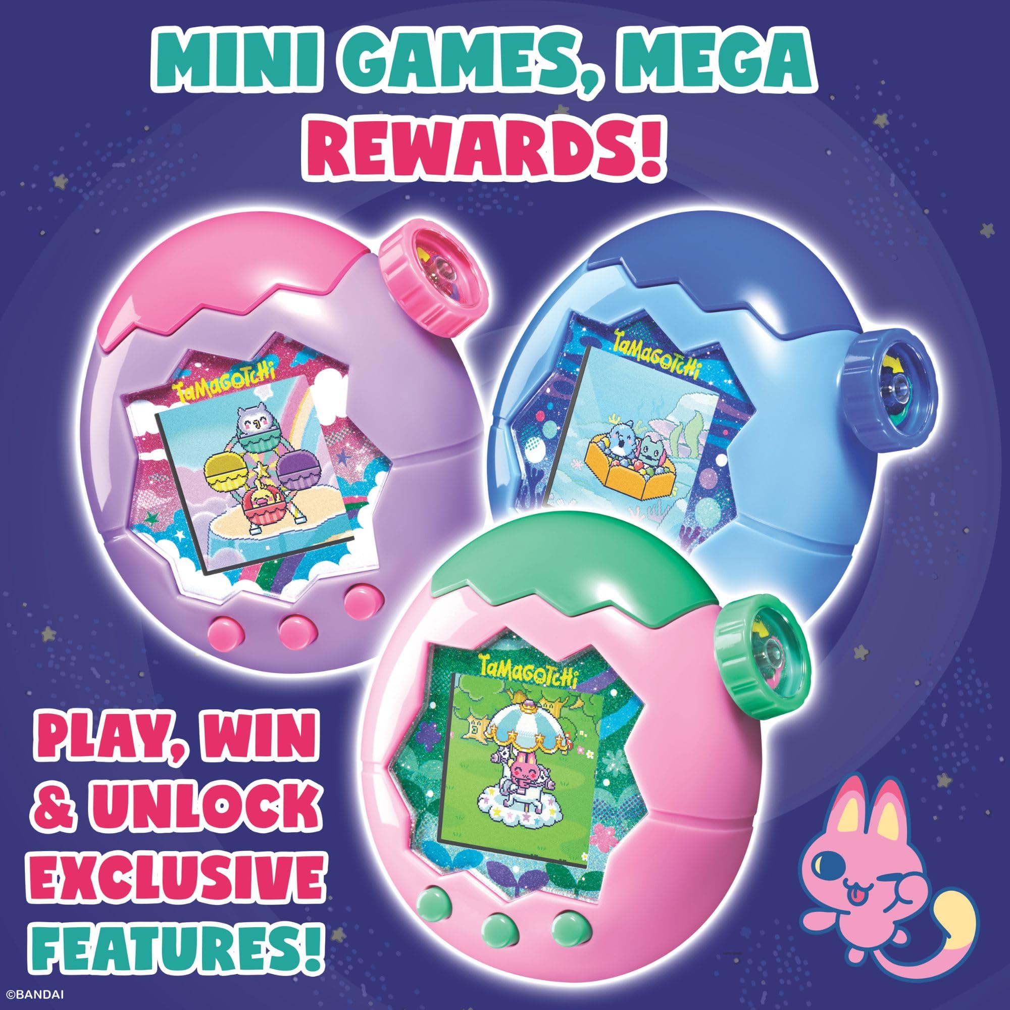 Tamagotchi - Paradise Digital Pet Pink Land Shell 3