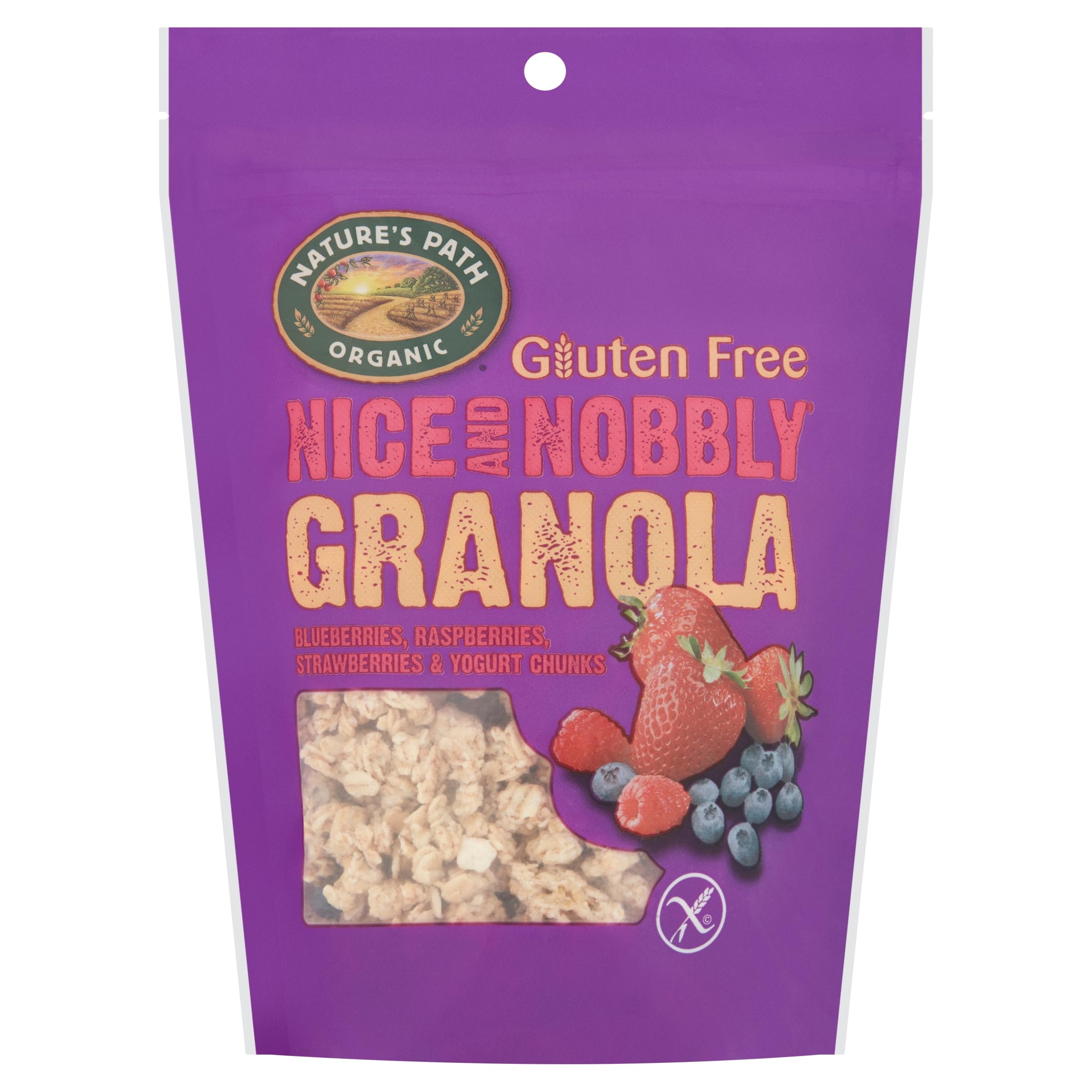 Nature's Path Organic Gluten Free Berry Granola with Yogurt Chunks 300g