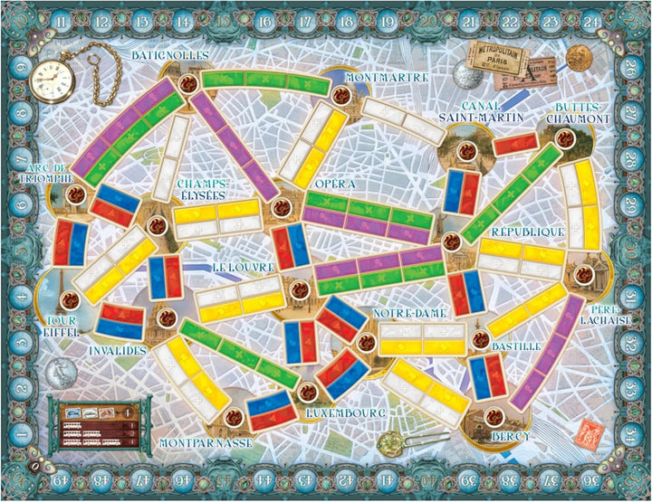 Days of Wonder Ticket To Ride Paris Board Game (DOW720066)