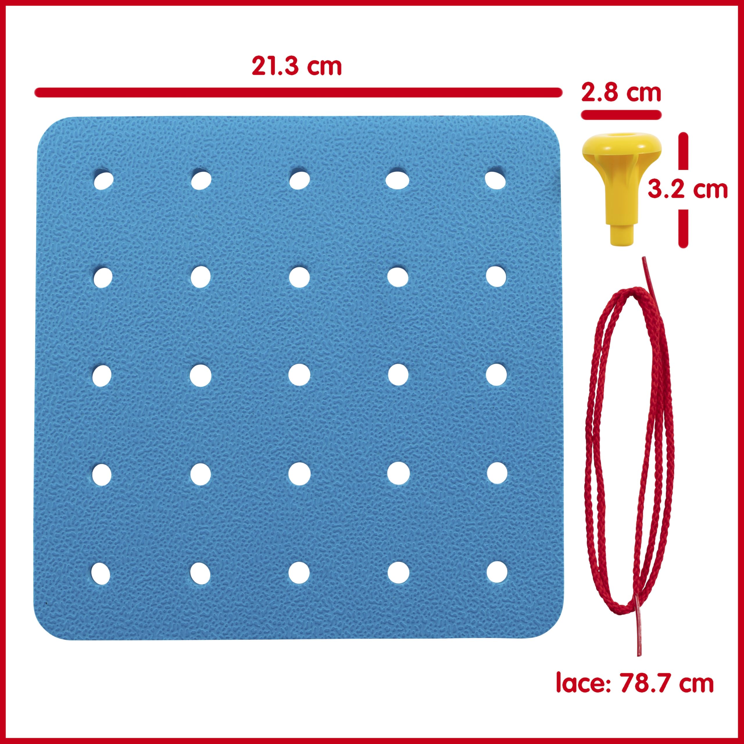 EDX Education Giant Geo Pegs and Board Set - Educational Sorting & Stacking Toy for Toddlers 4