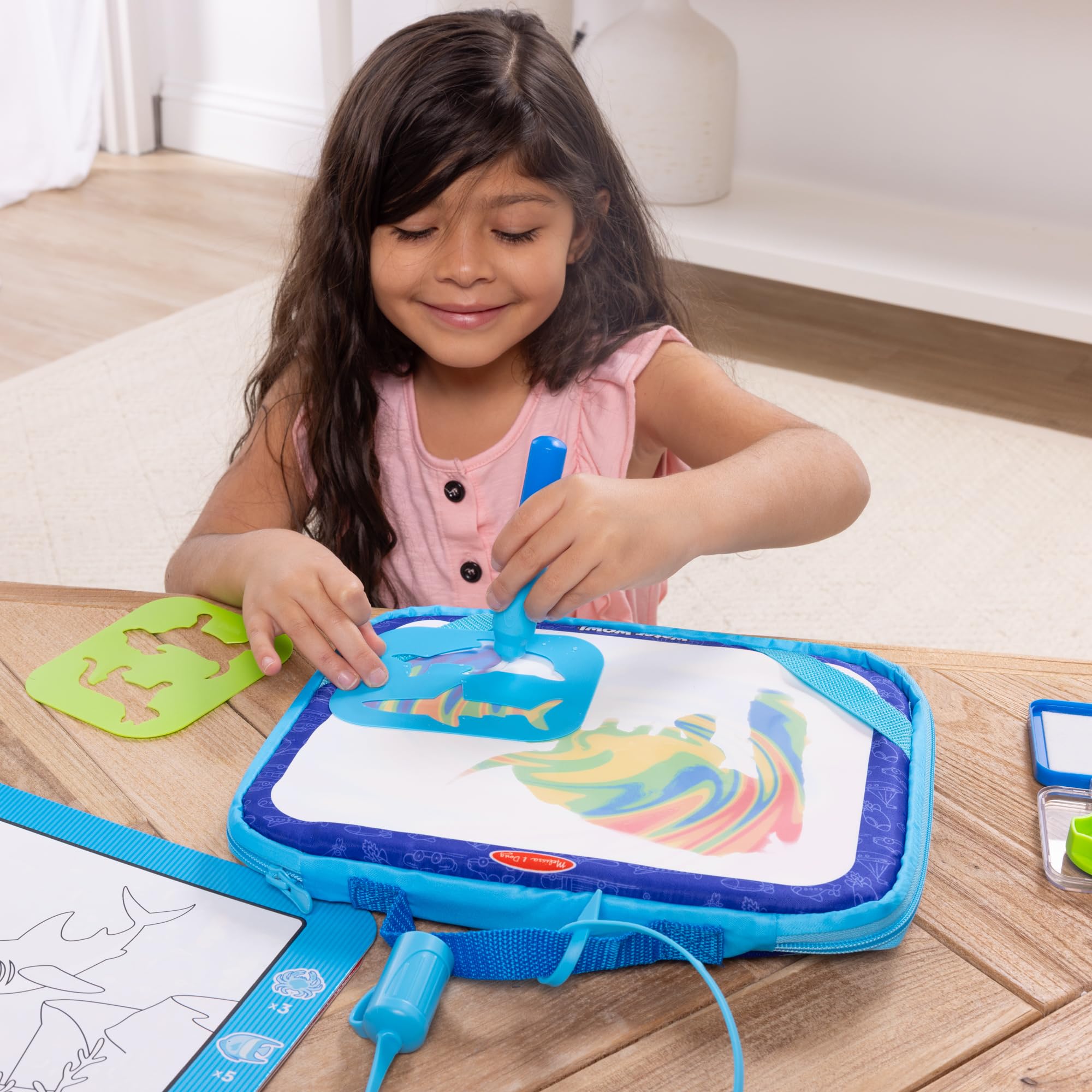 Melissa & Doug Water WOW! Take-Along Multi-Activity Colour-Reveal Set | Ages 3-6 | Portable 8