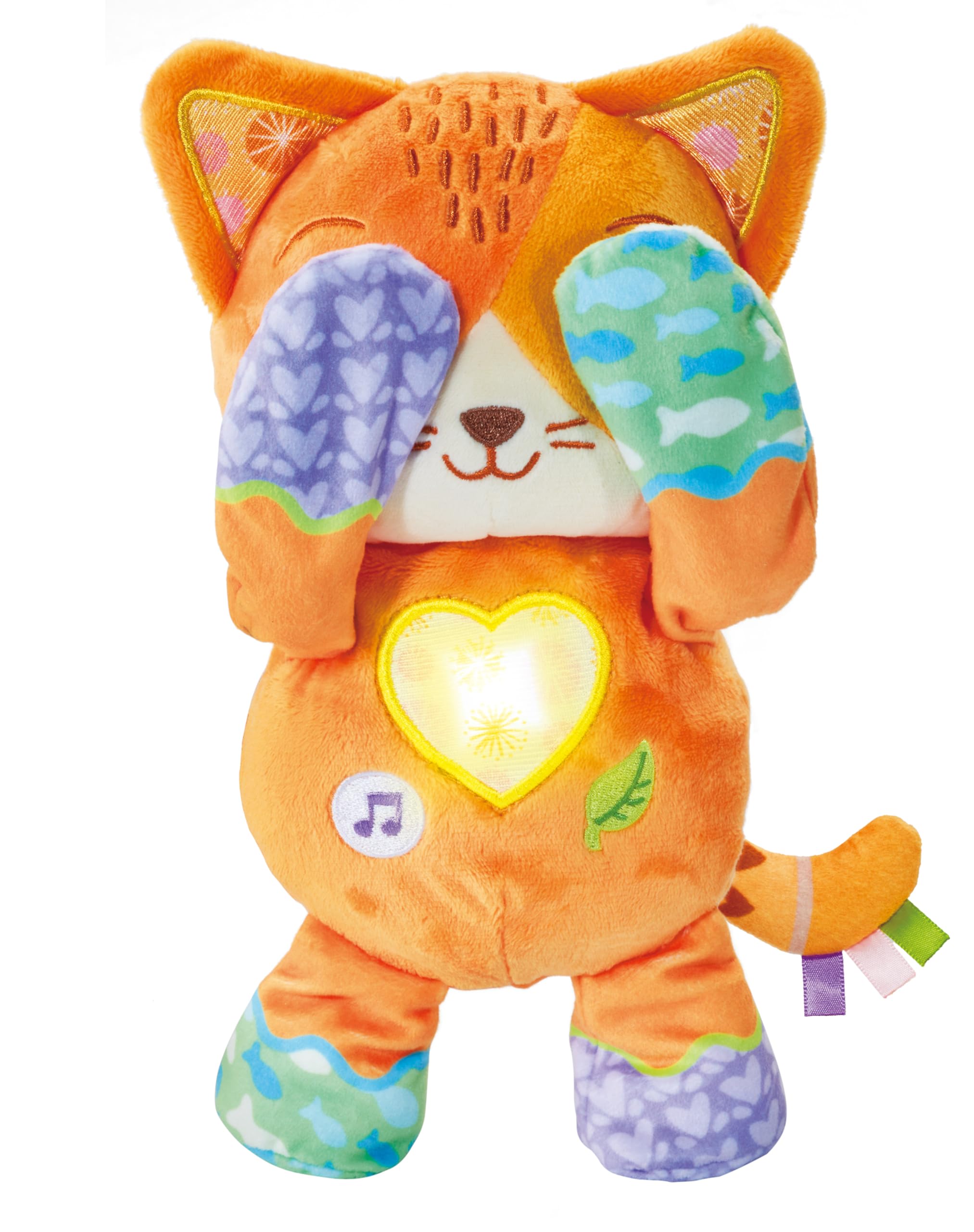 VTech Peek-a-Boo Paws Interactive Kitty Toy - Musical & Soothing Nature Sounds for Toddlers