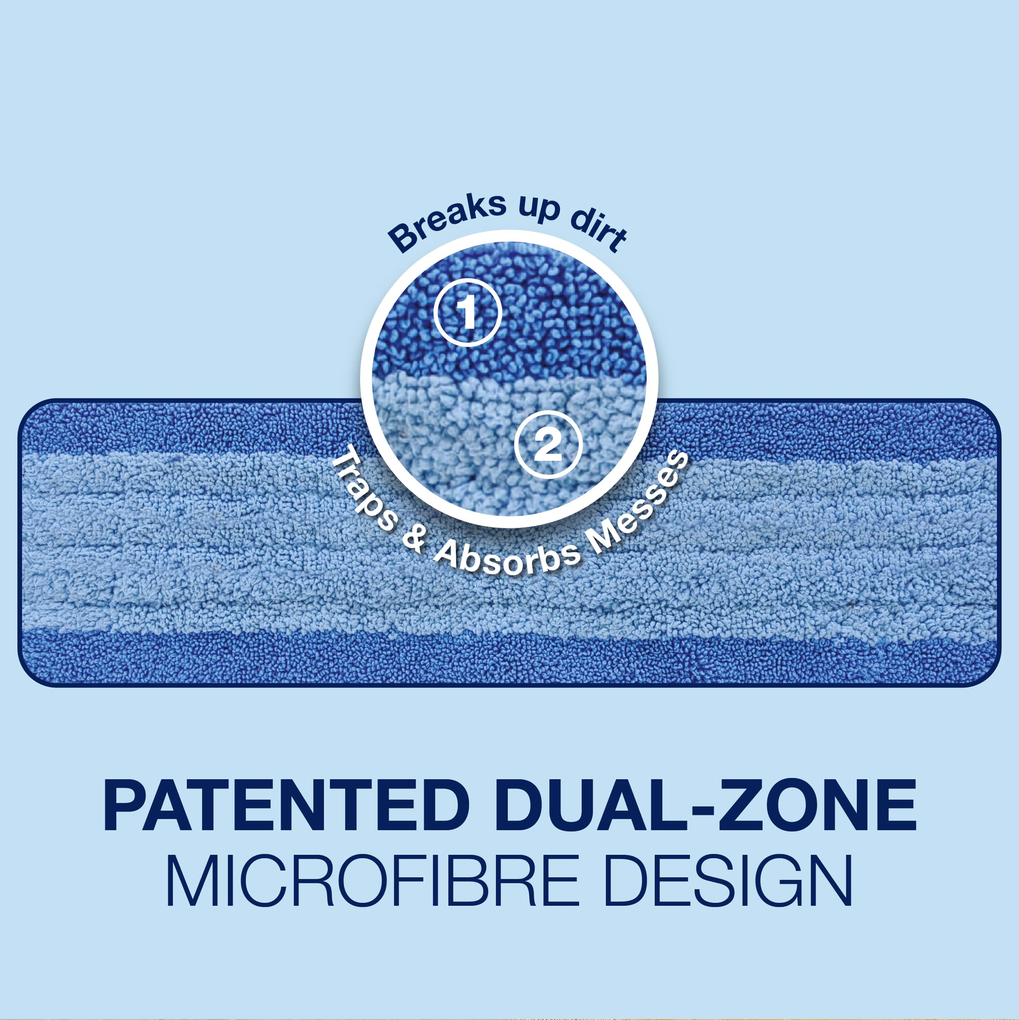 Bona - Microfibre Cleaning Mop Pad for Wood & Hard-Surface Floors 3