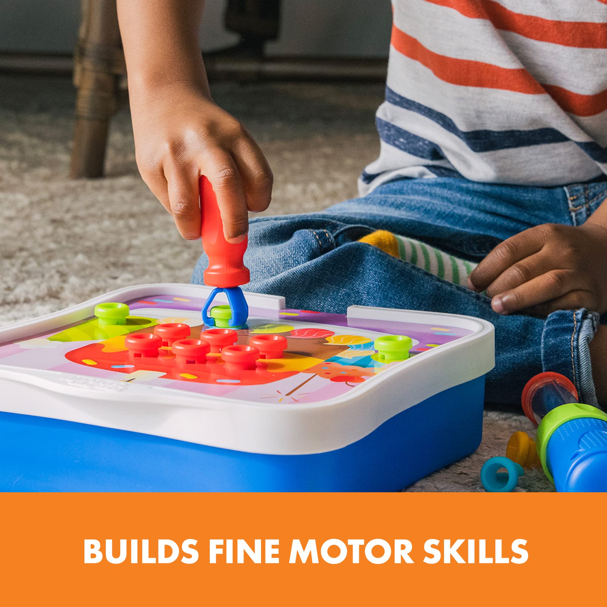 Learning Resources Design & Drill Rivet Pop Workshop - STEM Playset for Ages 3+ 3