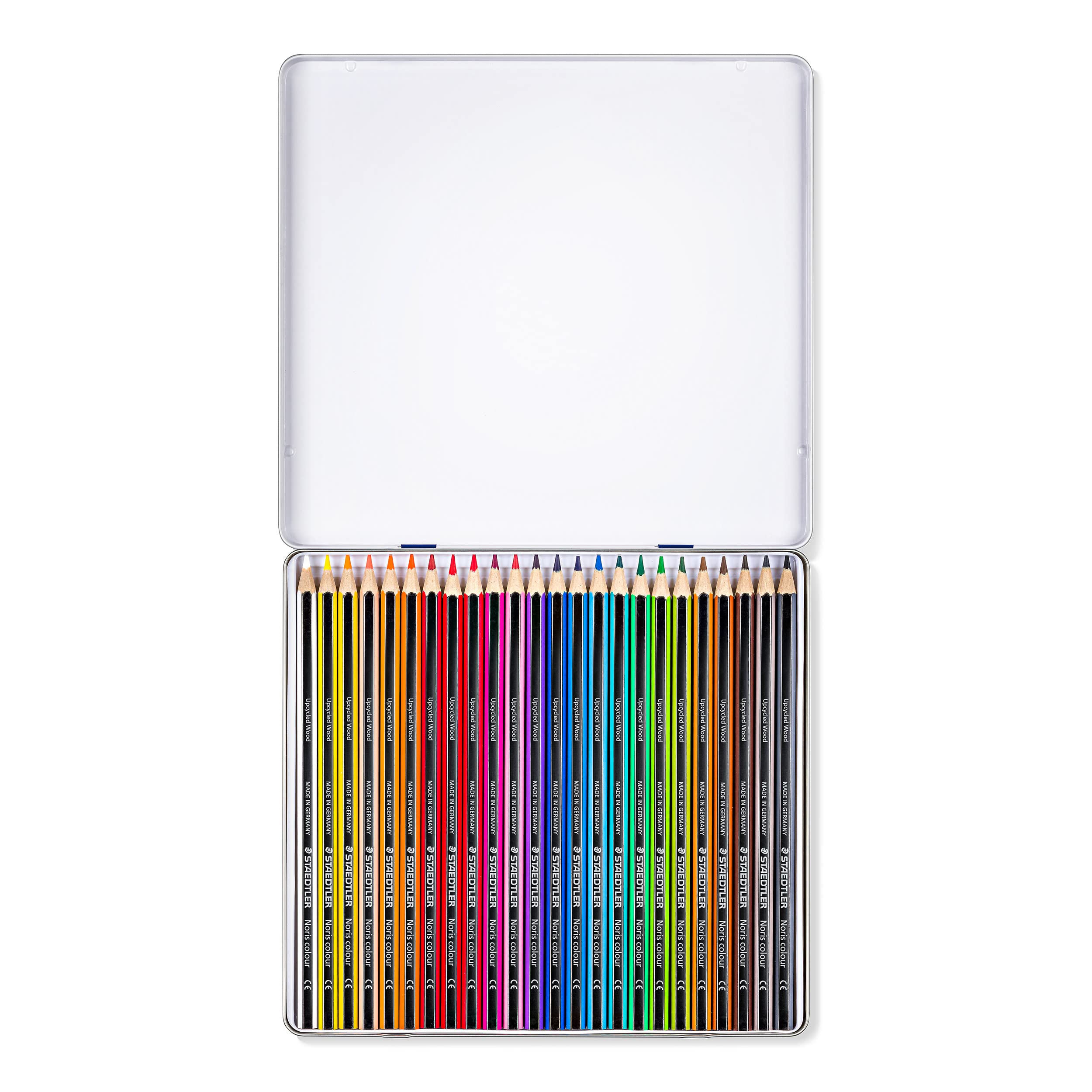 STAEDTLER 185 M24 Noris Colour Colouring Pencils - 24 Assorted Colours (Tin 6