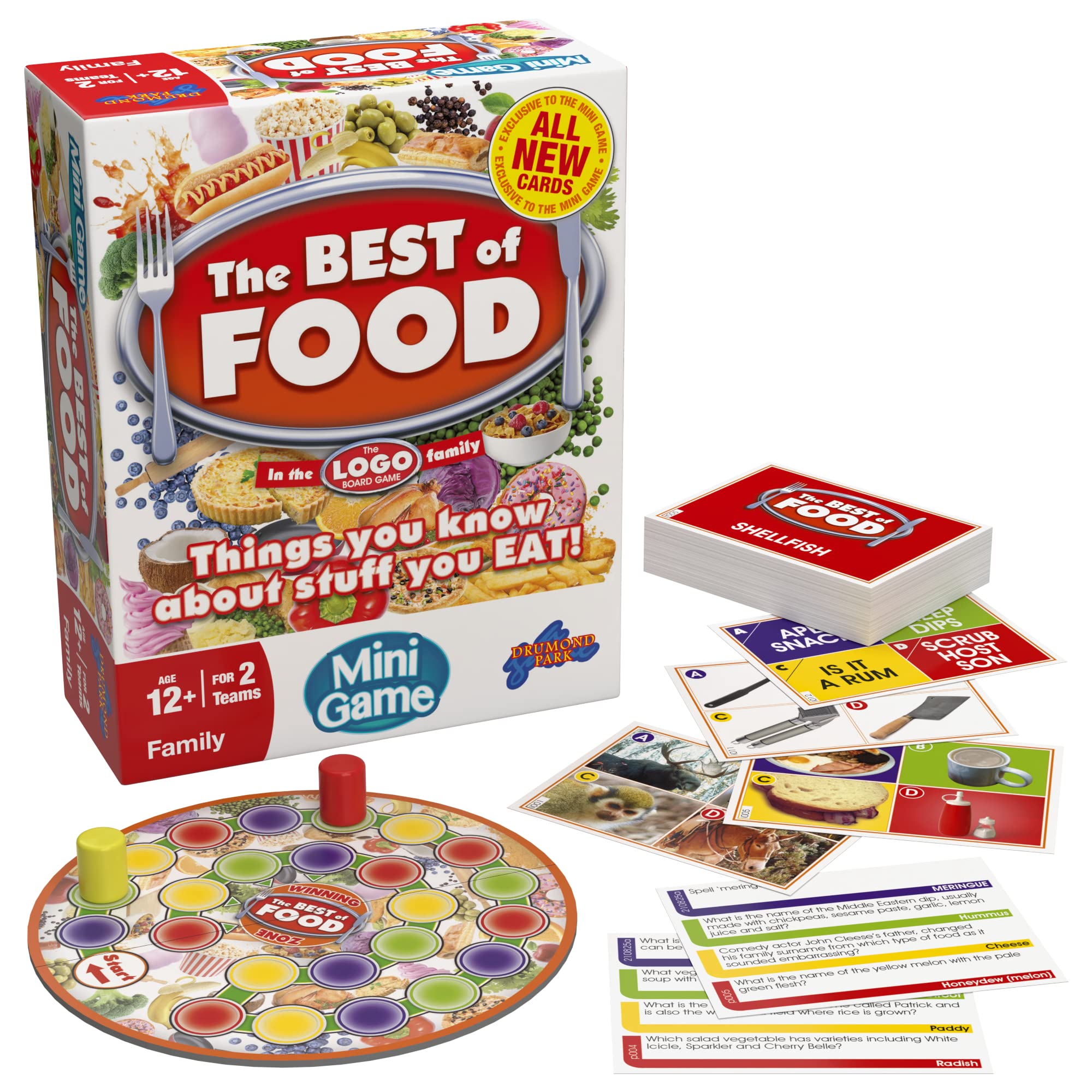 Drumond Park The LOGO Best of Food Mini Board Game 2