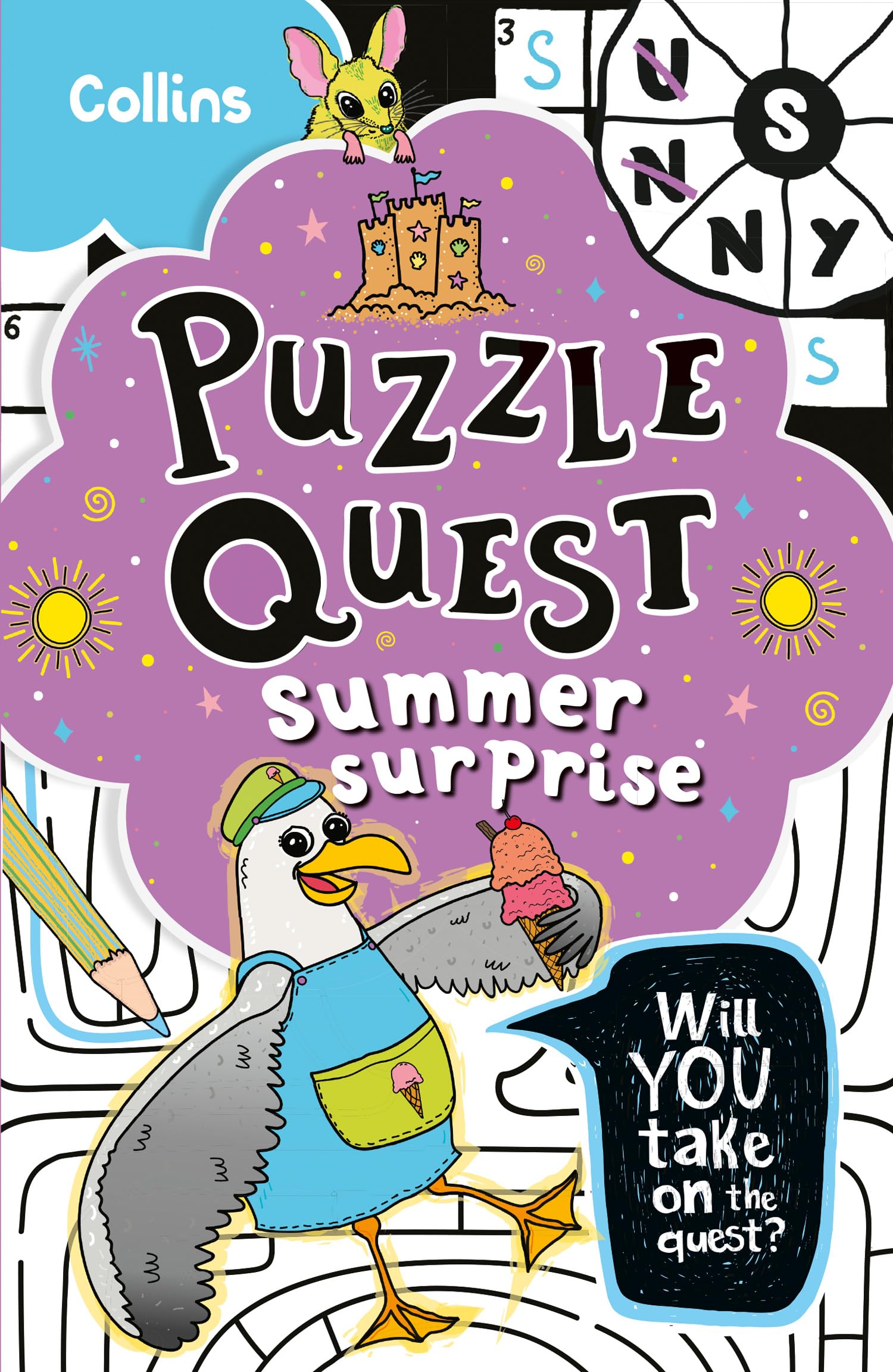 Collins Puzzle Quest: Mystery Puzzles for Kids - Summer Adventure | Ages 6-9 | Paperback
