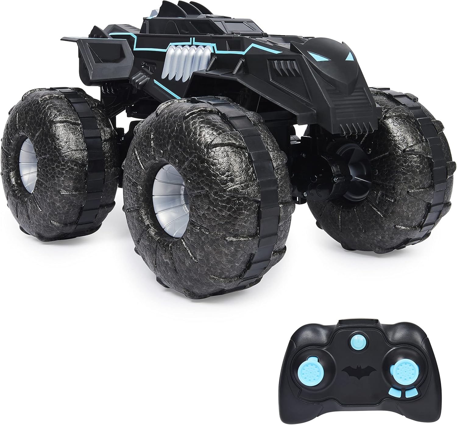 All-Terrain Batmobile Remote Control Vehicle - Water-Resistant RC Car for Kids 4+