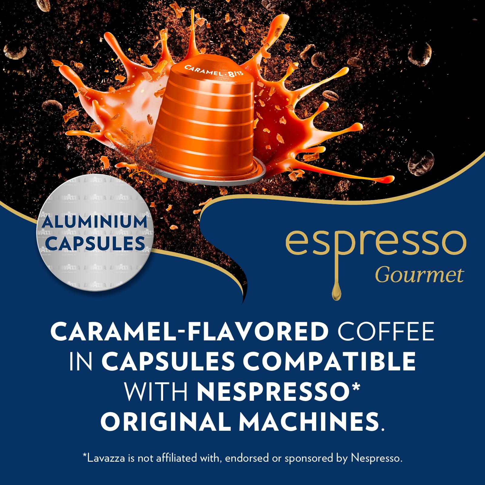 Lavazza Espresso Gourmet Karamell – Nespresso-kompatible Aluminiumkapseln 7