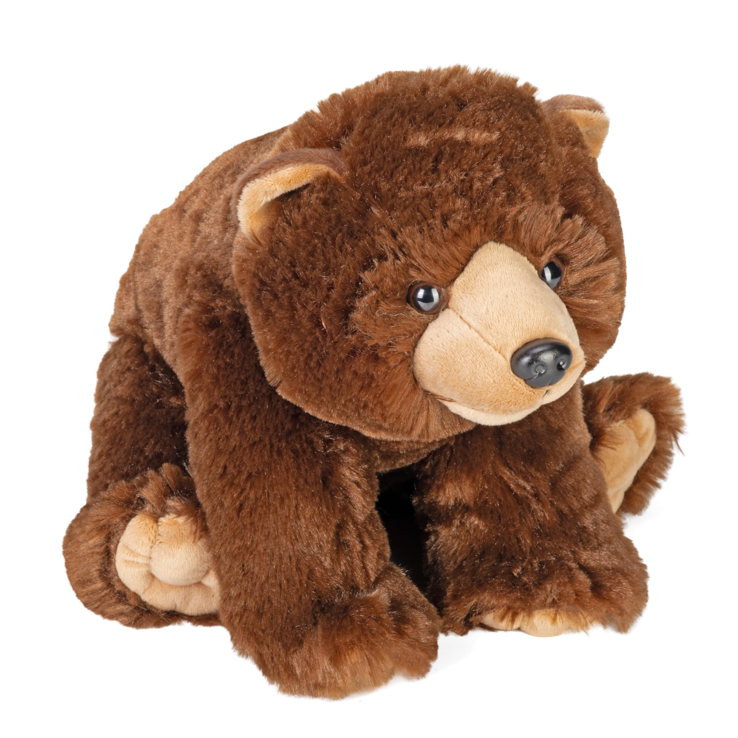 WILD REPUBLIC Cuddlekins Brown Bear Plush Soft Toy - 30 cm | Realistic Design | High Quality Plush