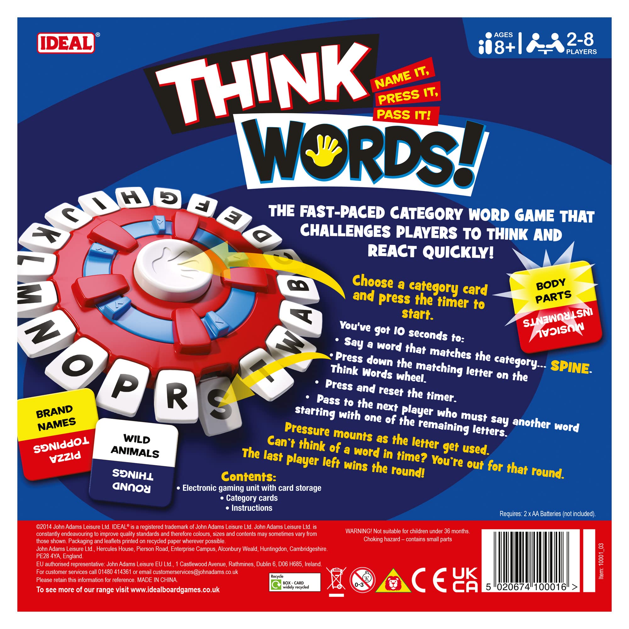 Ideal Think Words Board Game 11
