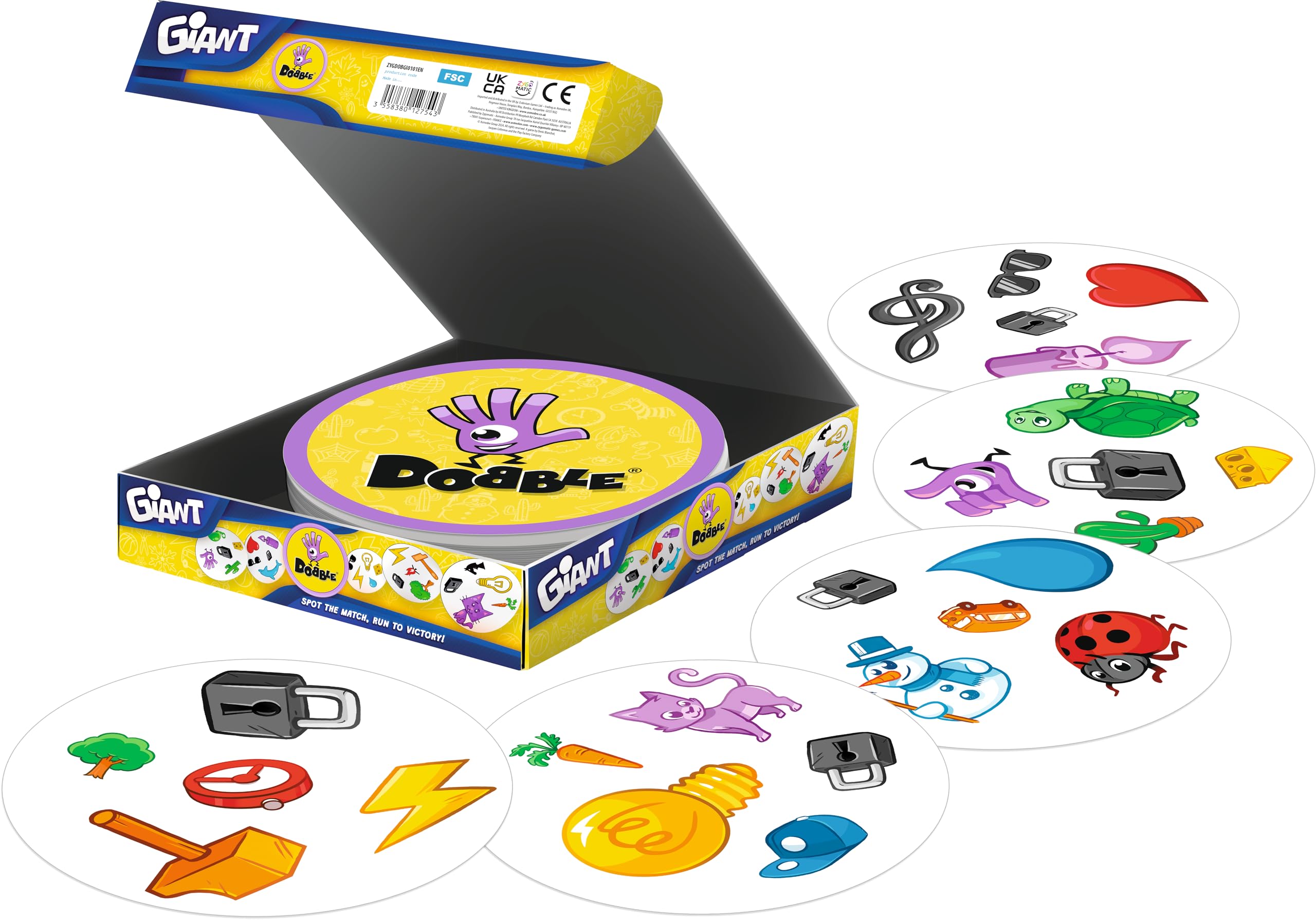 Asmodee Dobble Giant Party Card Game for Families 3