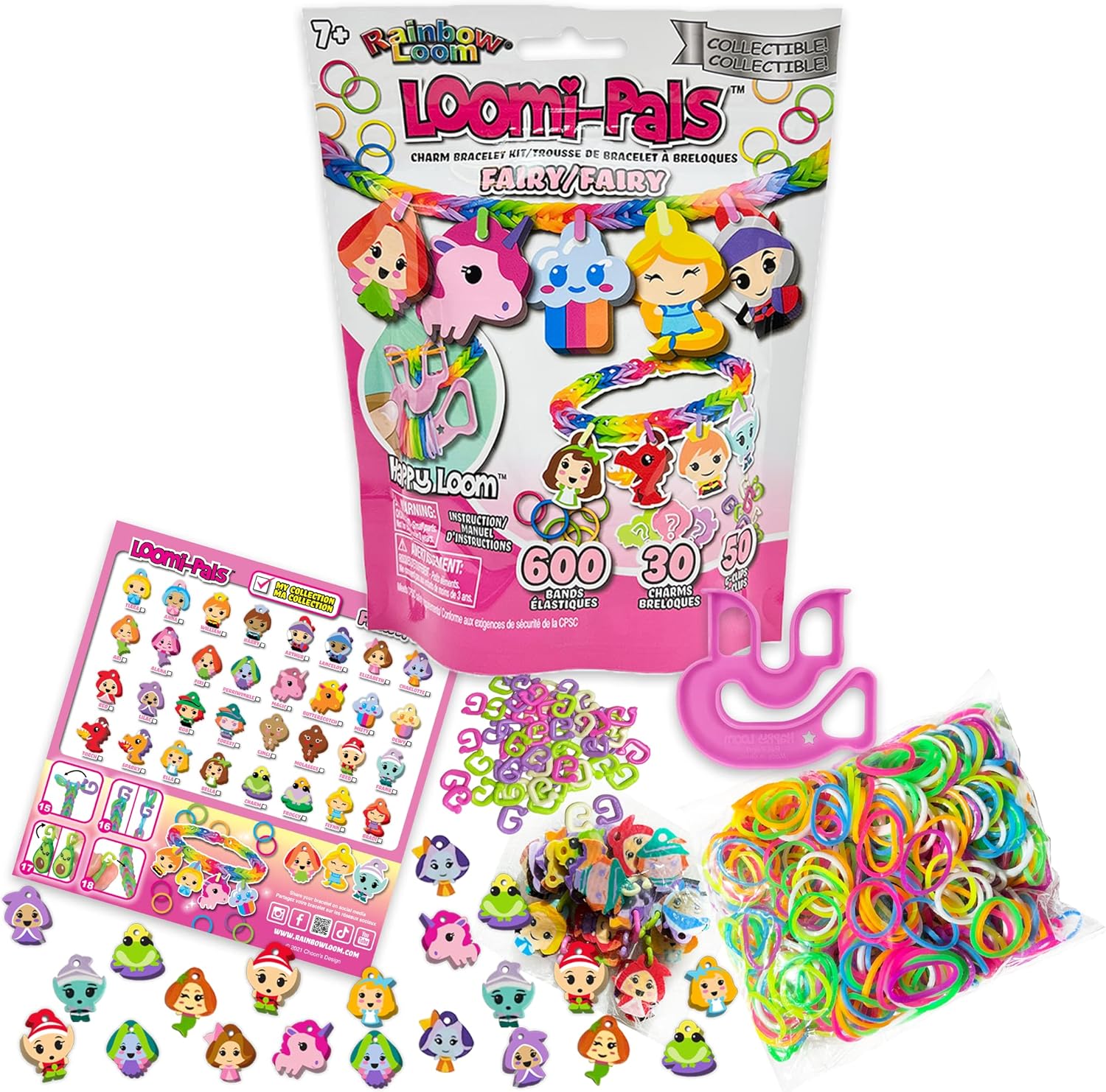 Rainbow Loom Loomi-Pals Collectibles Series - Fairy Loom Band Craft Kit 8