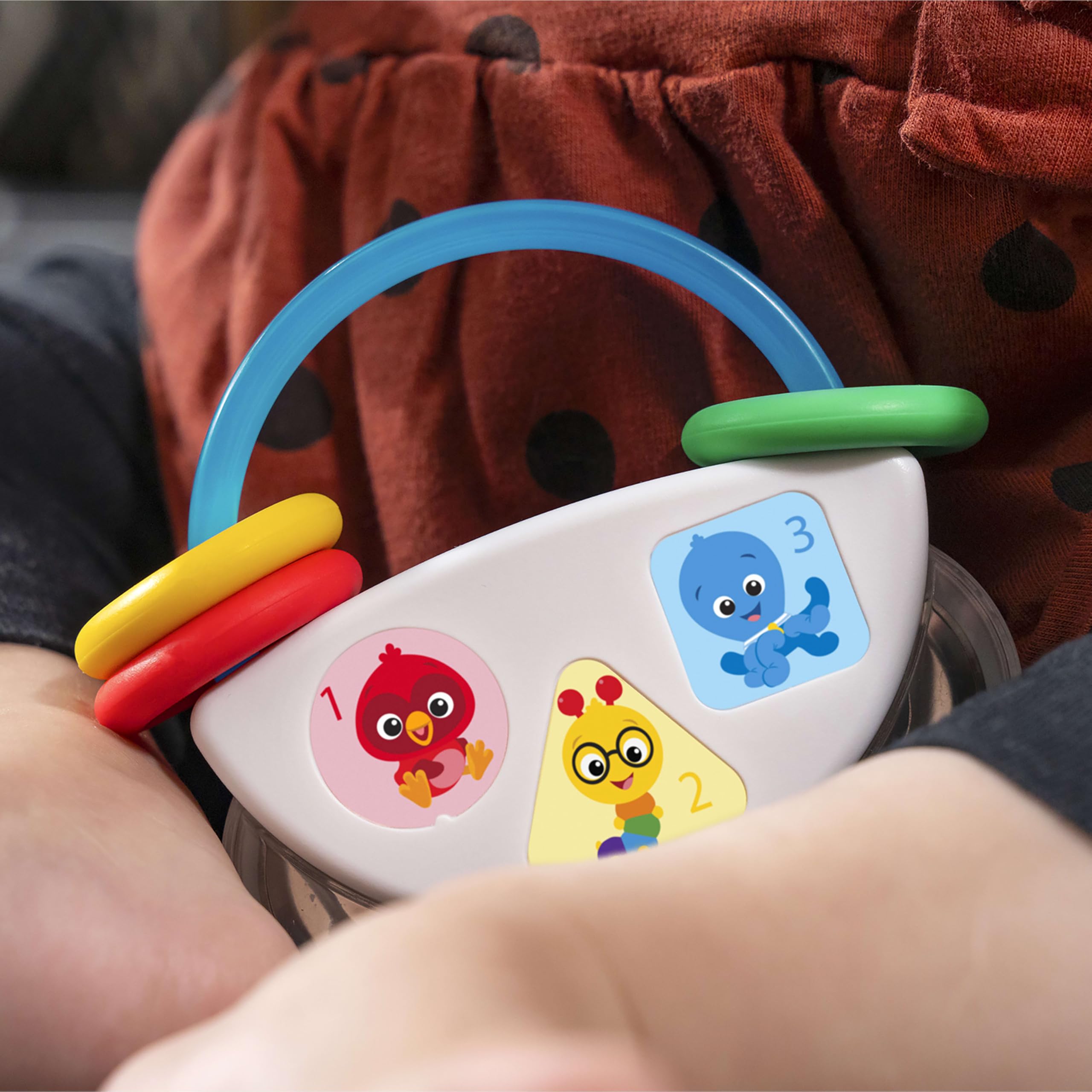 Baby Einstein Tiny Tambourine Musical Toy & Rattle - Multicolored, Model 12925 3