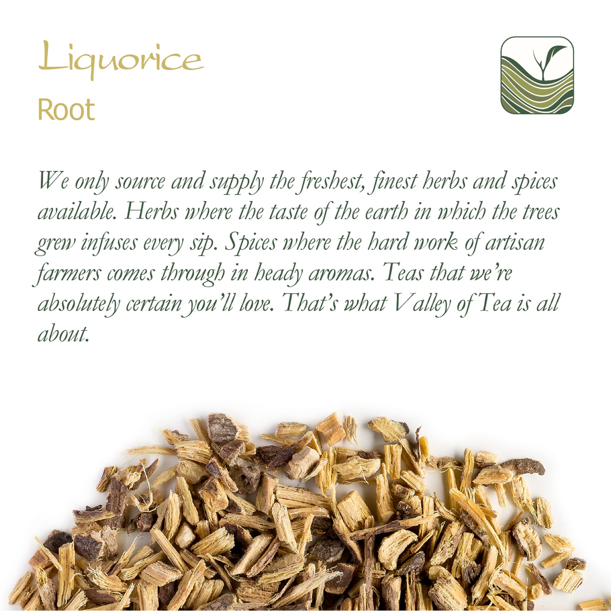 Valley of Tea - Organic Licorice Root Herbal Tea (200g) 7