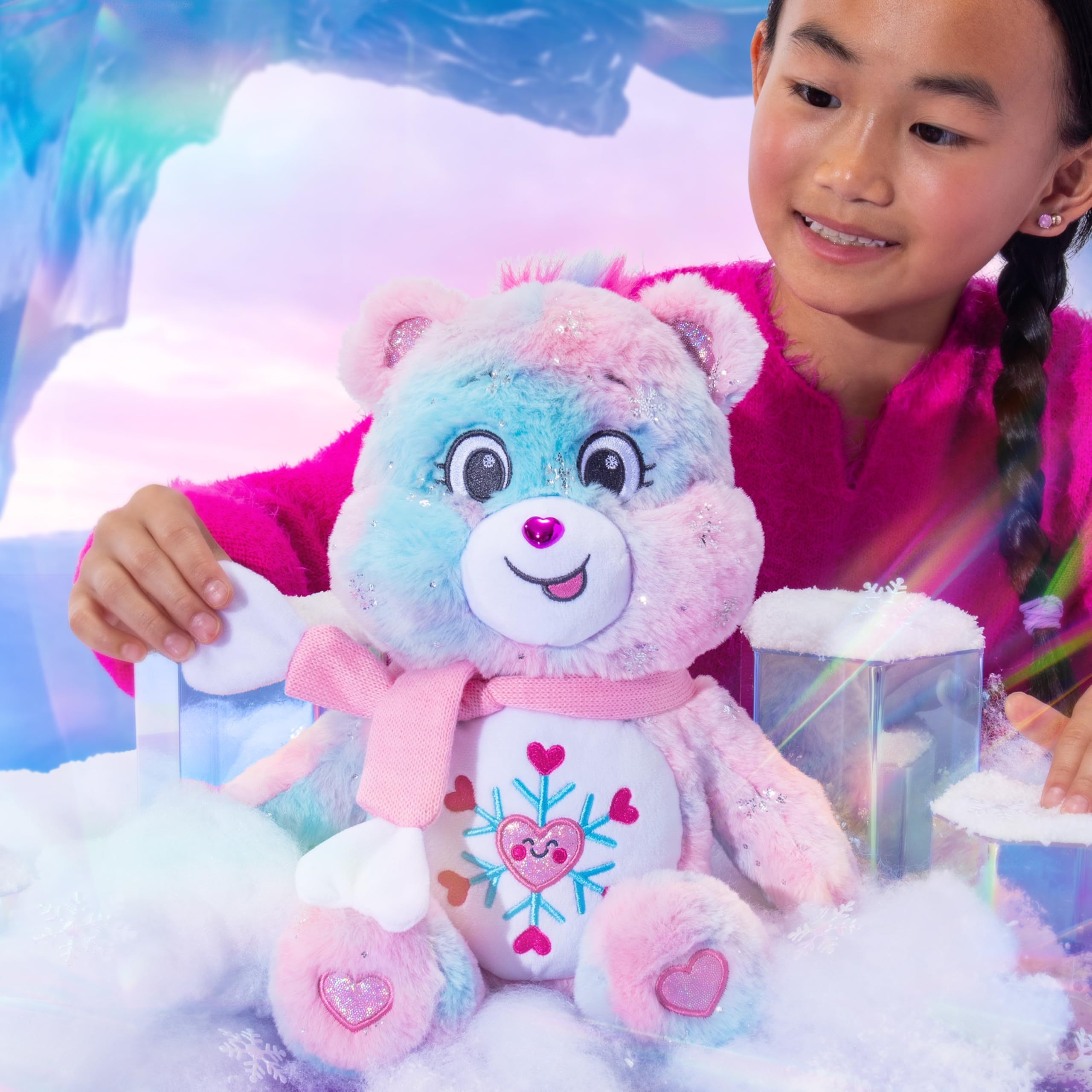 Care Bears Basic Fun Collector Edition - Snowflake Sparkle Bear 35cm Plush