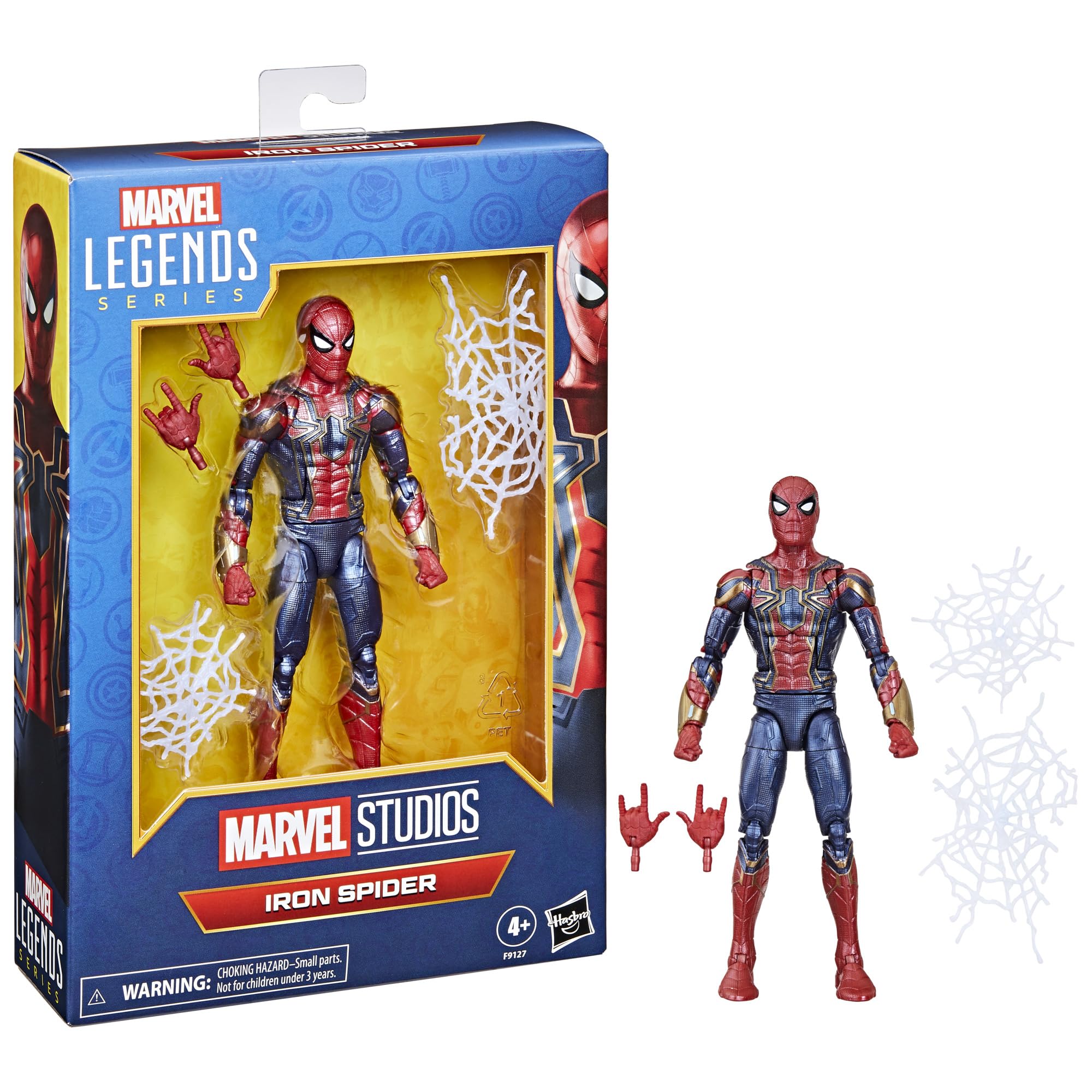 Marvel Legends Iron Spider Action Figure - Inspired by Avengers: Endgame, 6-Inch Collectible with Articulation & Web FX 17