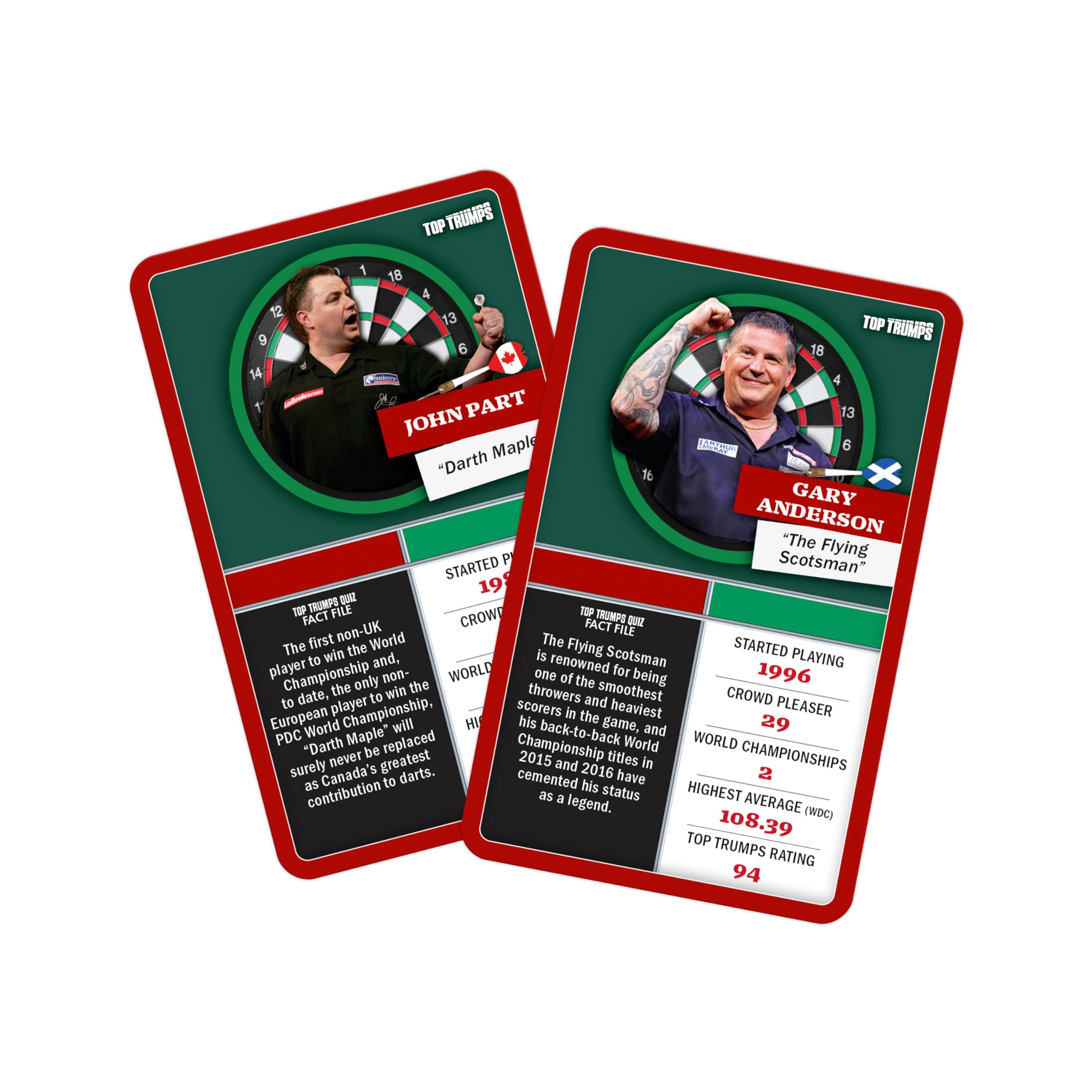 Top Trumps Top 30 Darts Greats V2 Classic Card Game 6