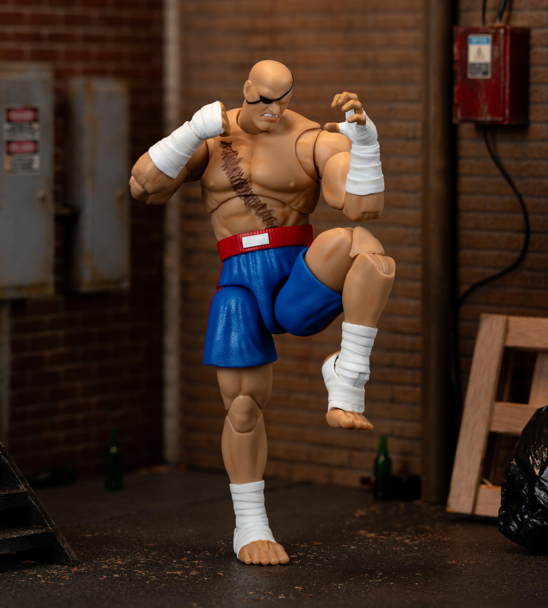 Street Fighter 6" Sagat Deluxe Collector Figure - Jada Toys