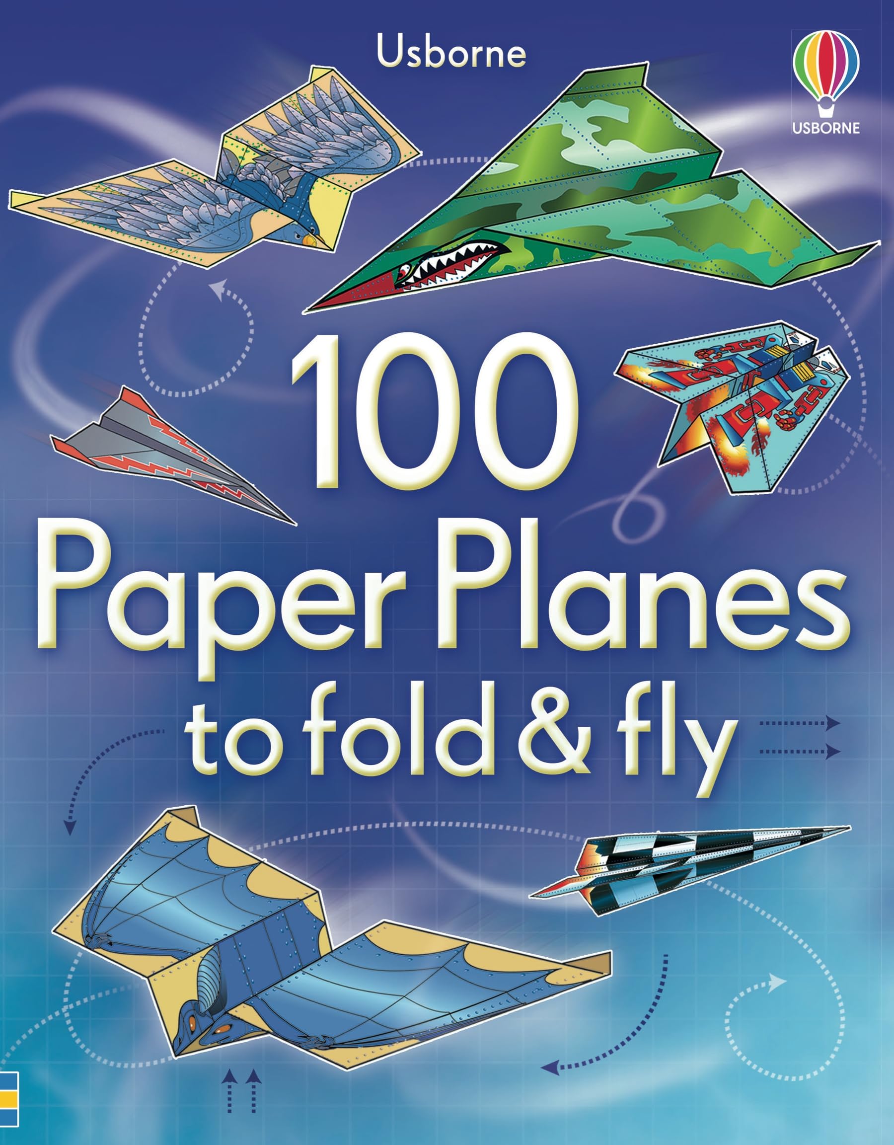 Usborne 100 Paper Planes to Fold and Fly | Paperback New Edition