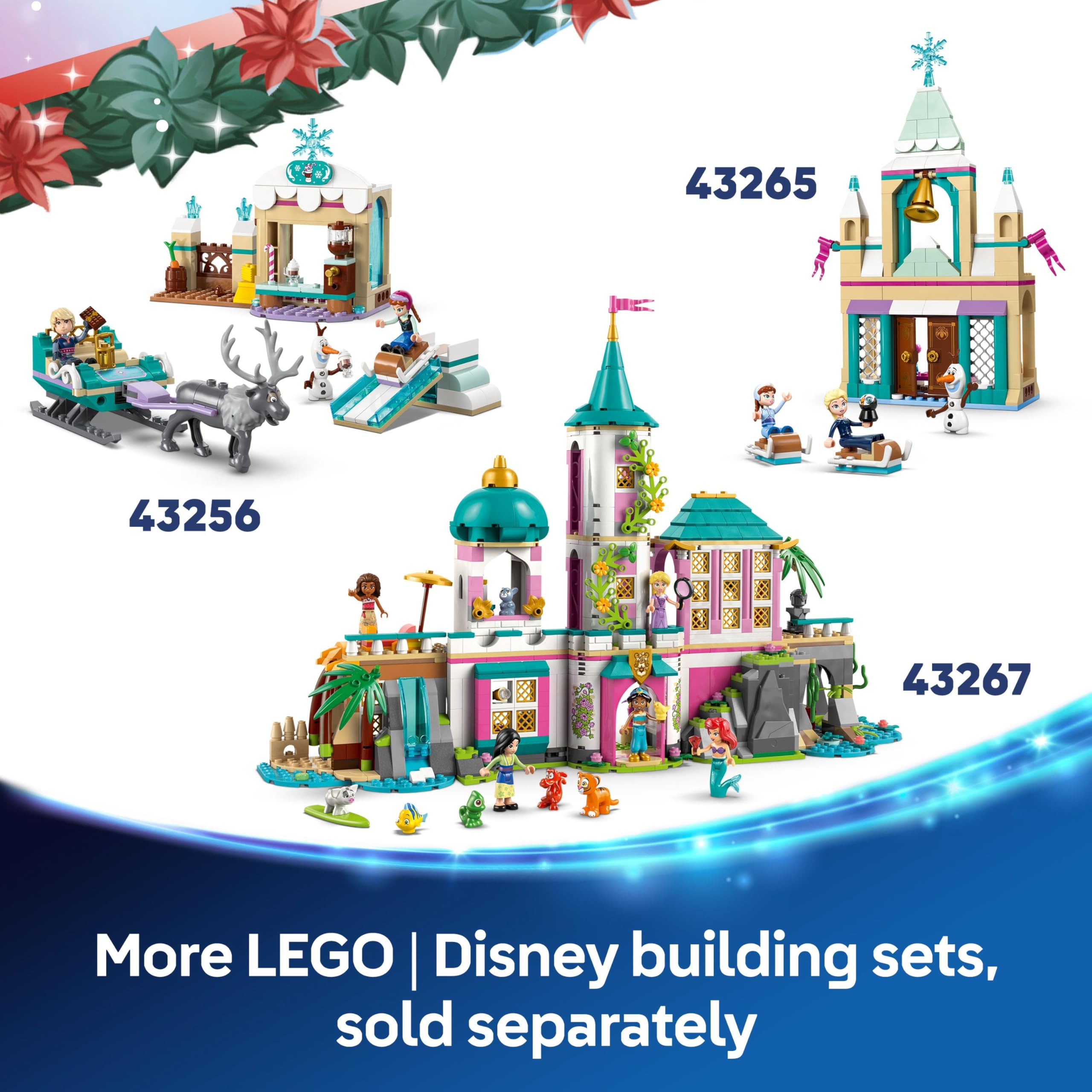 LEGO Disney Frozen Advent Calendar 2025 - Buildable Princess Toys for 5+ Years