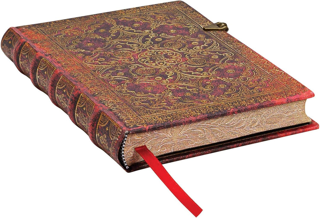 Paperblanks Hardcover Journal Carmine | Lined | Midi (130 x 180 mm) (Equinoxe) - Paperblanks (Hardcover)