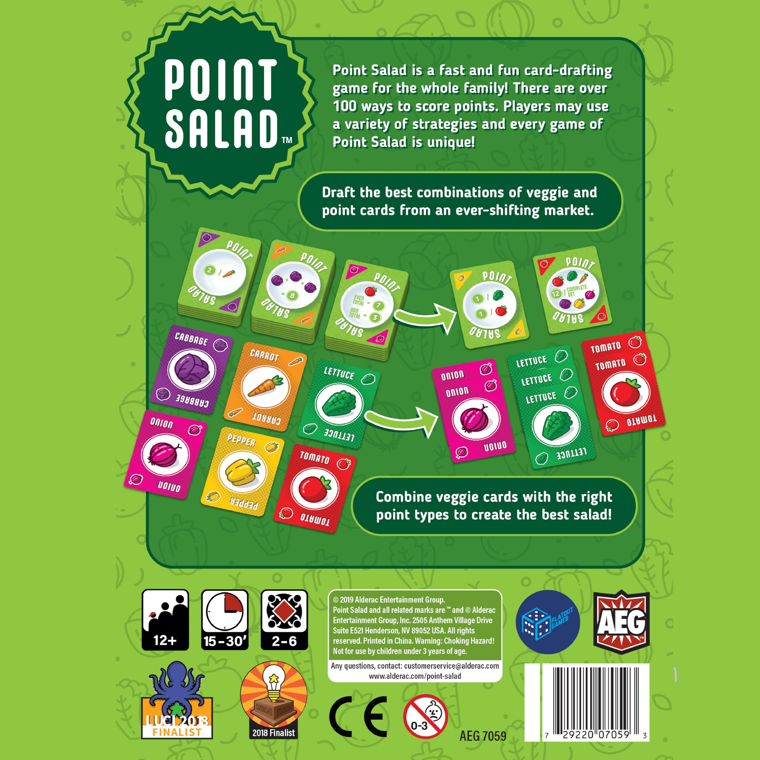 Alderac Entertainment Group Point Salad Card Game 6