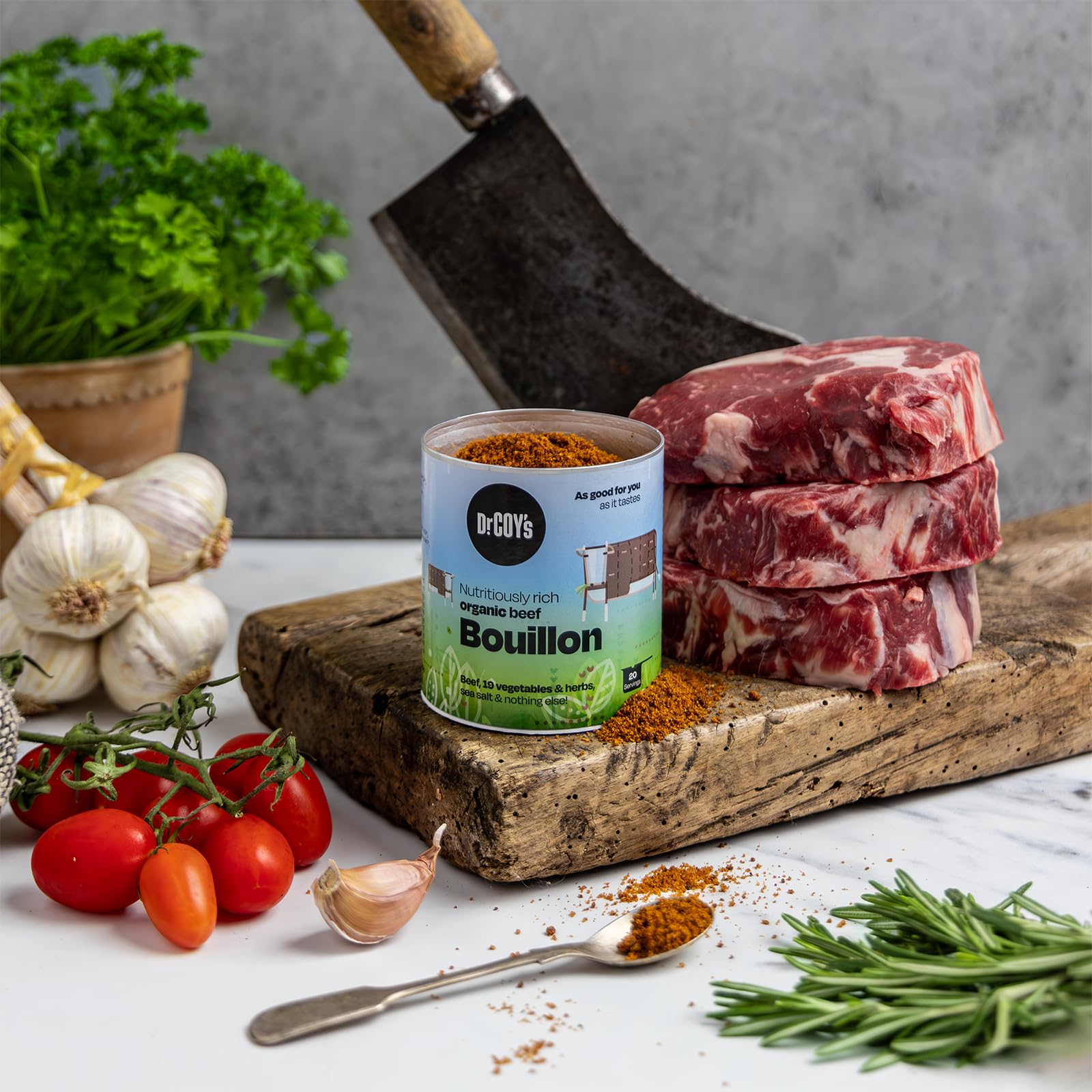 Dr. Coy's Bio-Rinderbrühepulver - 125 g glutenfreie Rinderbrühe 3