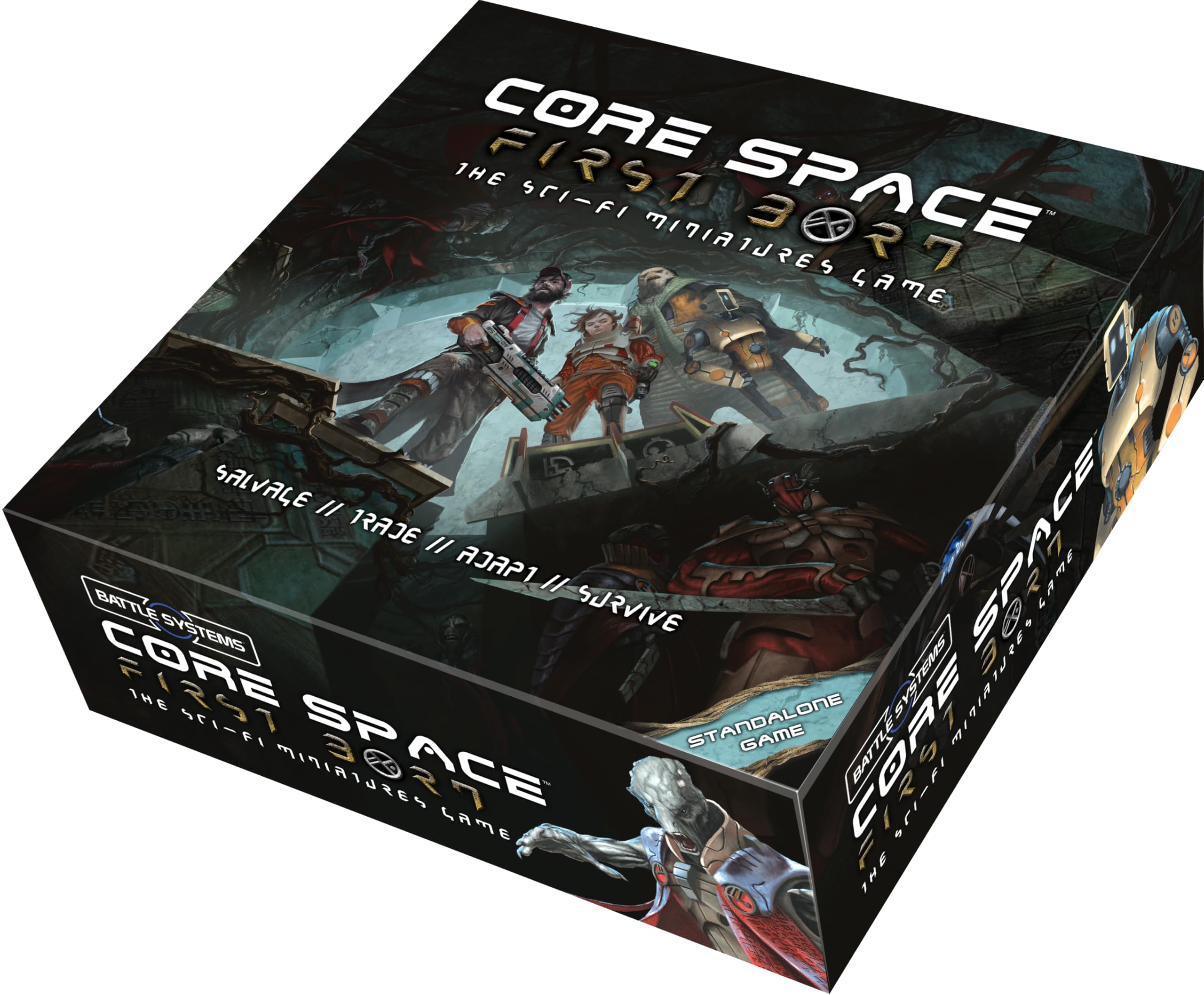 Battle Systems Core Space: First Born - Sci-Fi Miniatures Board Game Starter Set