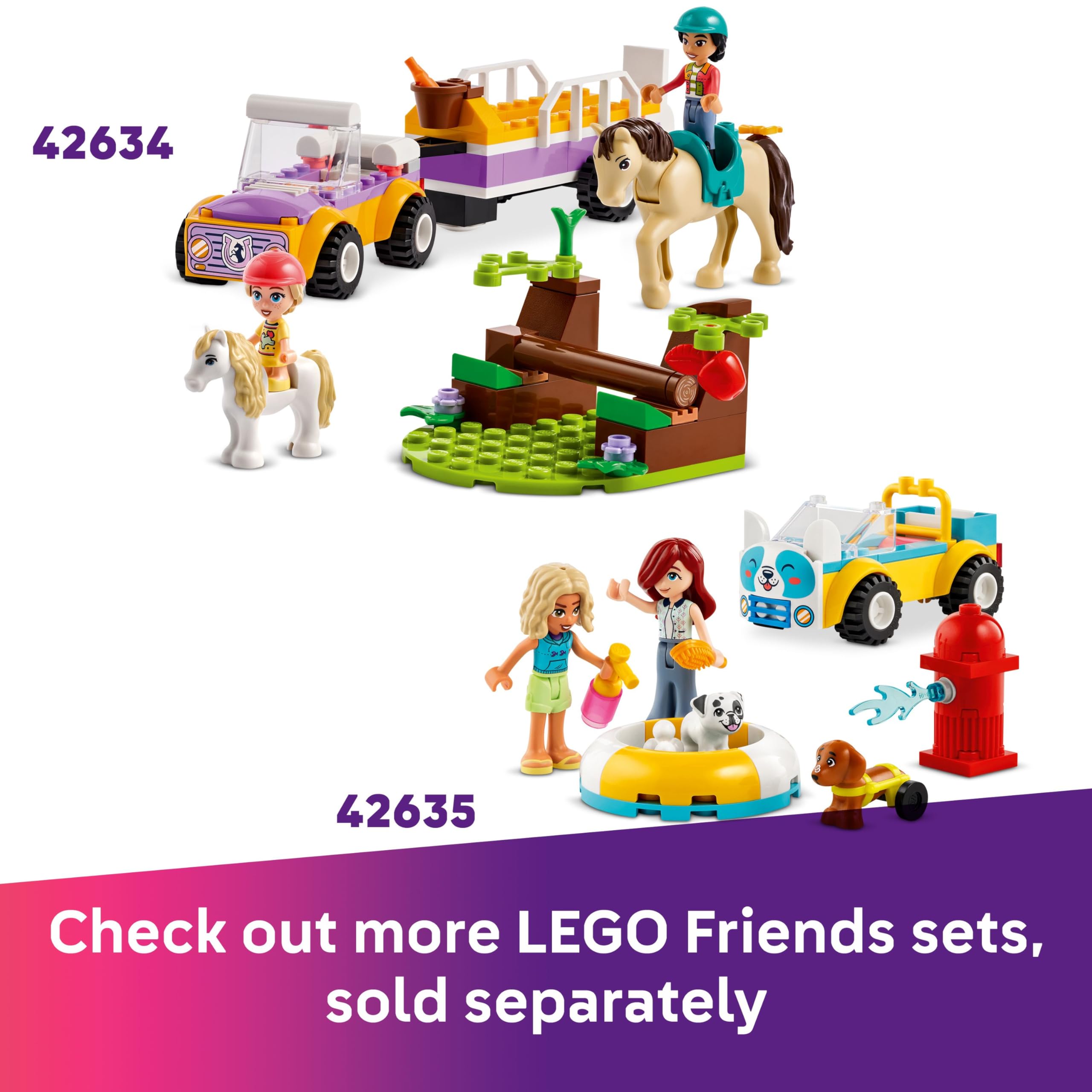 LEGO Friends Heartlake City Ice Cream Van Toy 42644 | Ages 4+ | Includes 2 Minidolls & Bunny 8