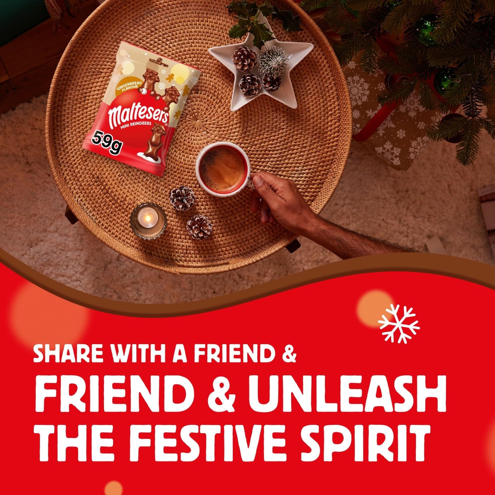 Maltesers Mini-Rentiere, Lebkuchengeschmack, Milchschokoladen-Leckereien, 59 g 7