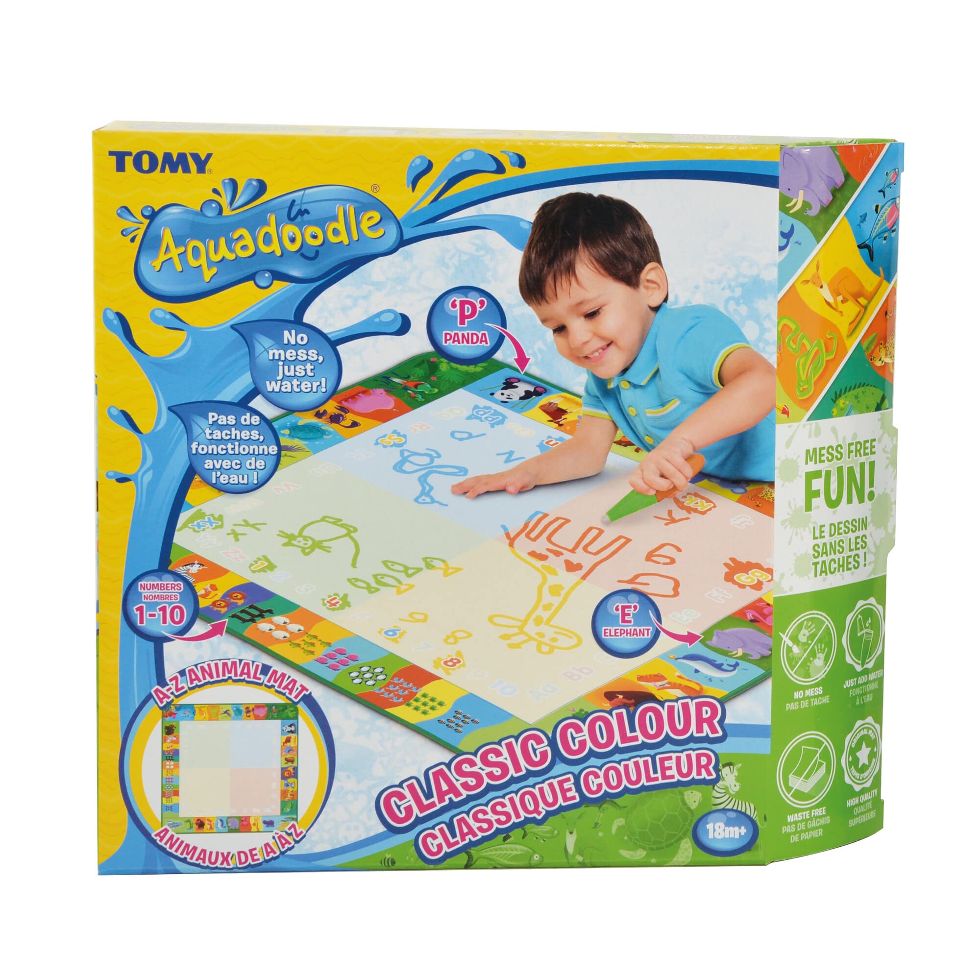 Aquadoodle Classic Large Water Doodle Mat, Official TOMY No Mess Colouring & Drawing Game, Suitable for Toddlers and Children From 18 Months+ 7