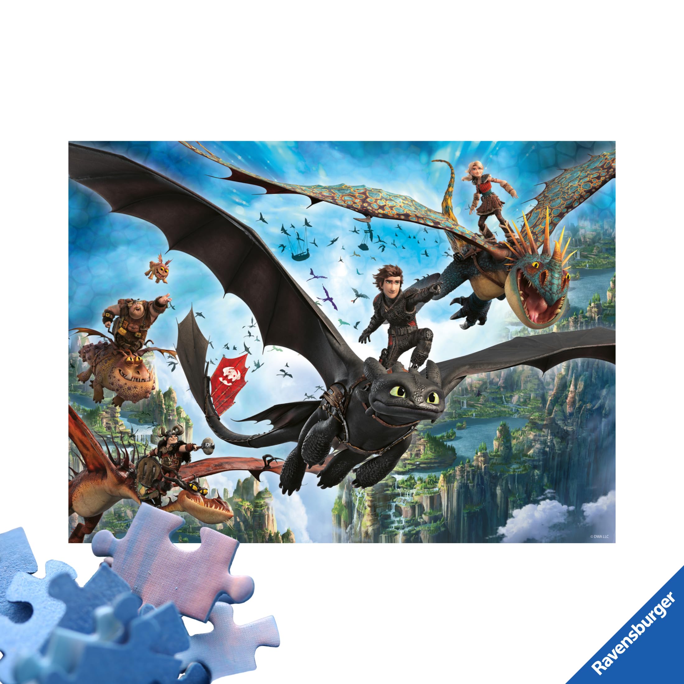 Ravensburger How to Train Your Dragon XXL 150-Piece Jigsaw Puzzle 3