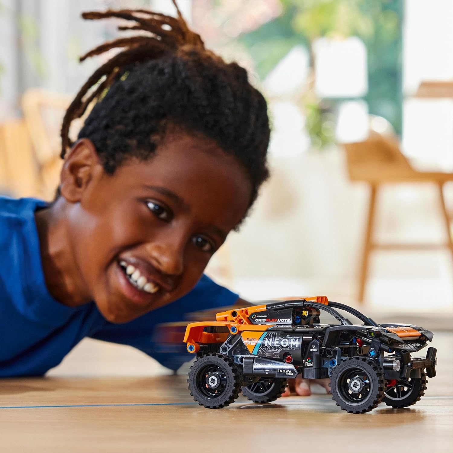 LEGO Technic NEOM McLaren Extreme E Race Car Toy - Pull-Back Action Vehicle for Kids 7+ 3