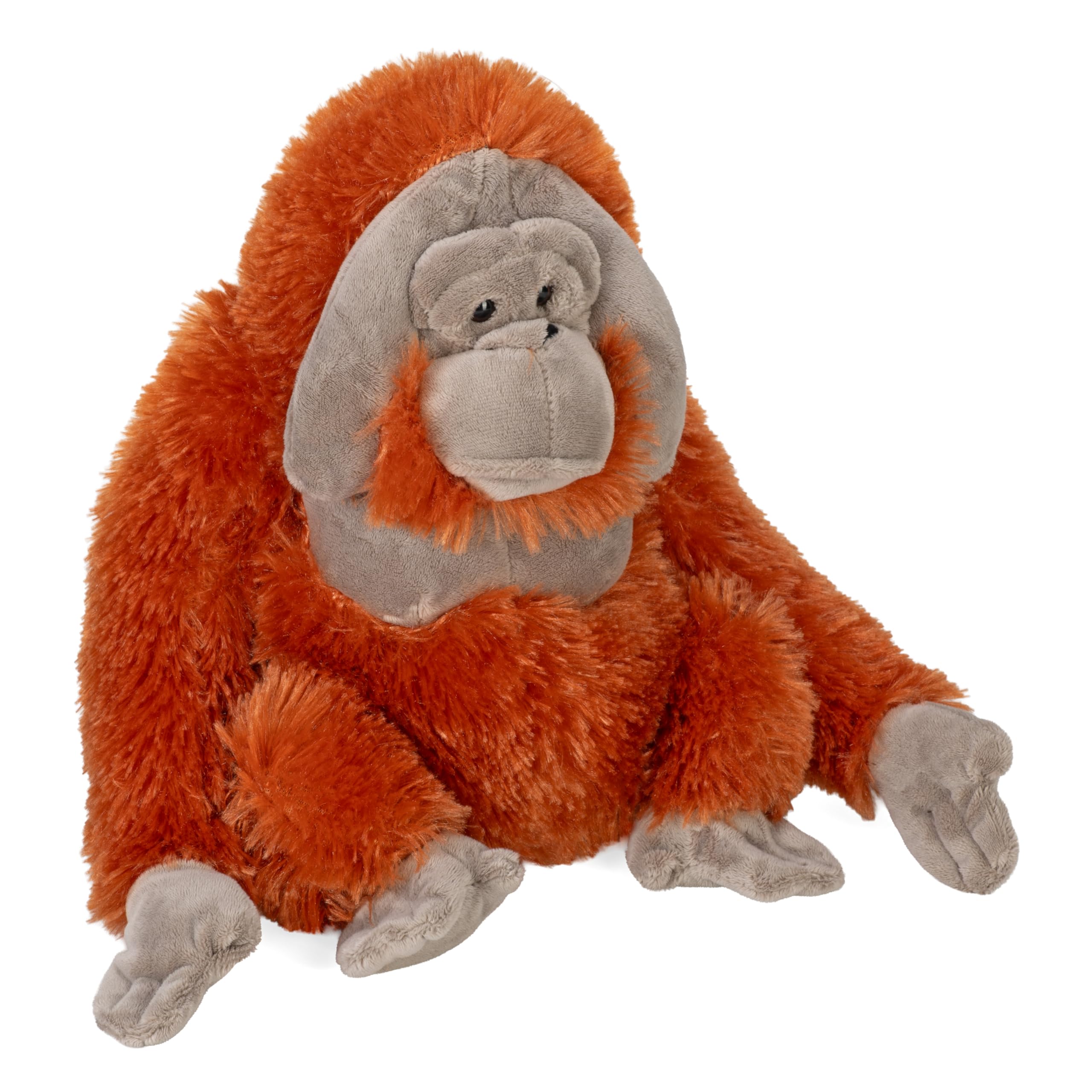 WILD REPUBLIC Cuddlekins Orangutan Plush Soft Toy - 30 cm Brown Polyester