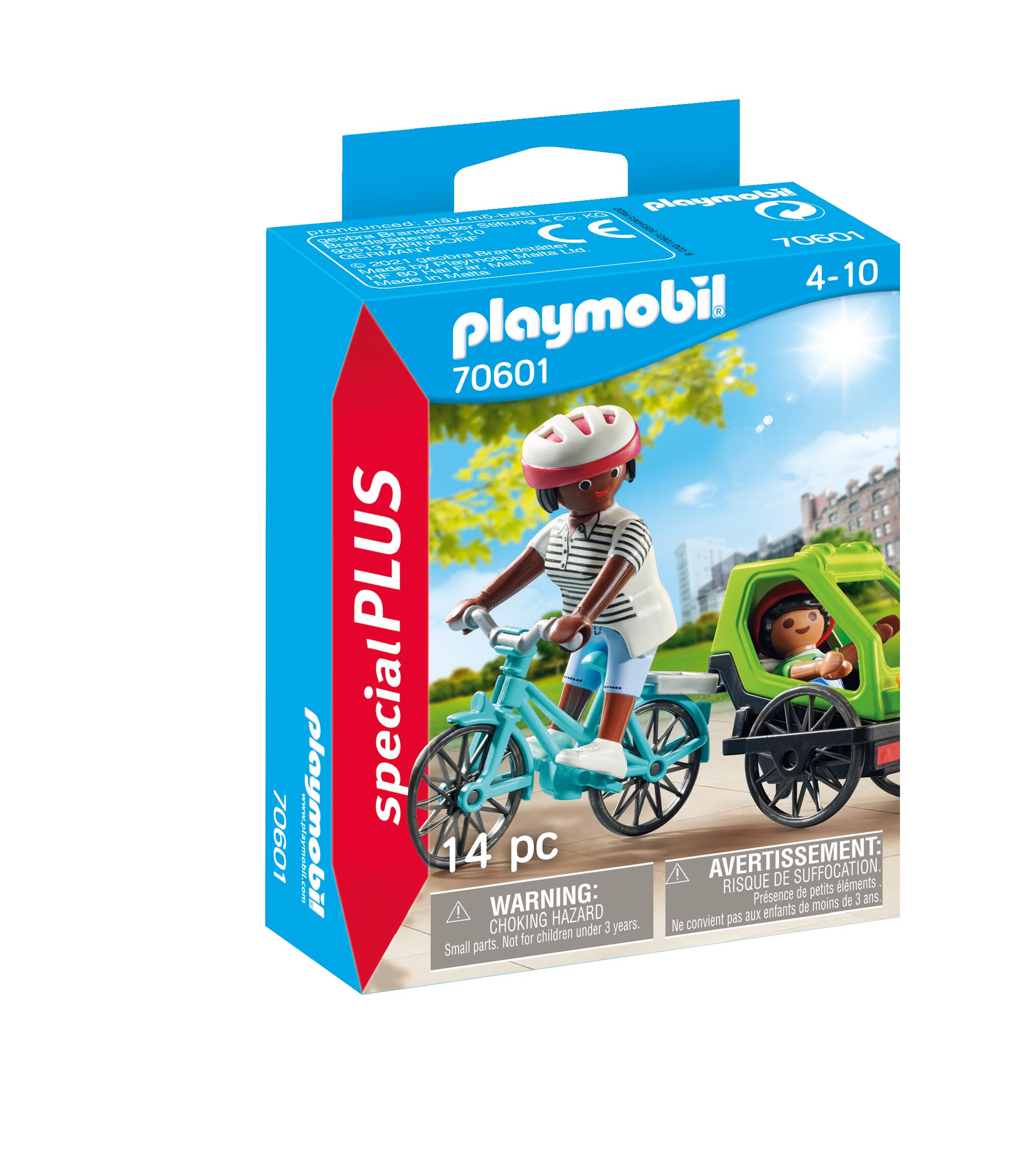 Playmobil 70601 Special Plus Bicycle Excursion Playset - Mother and Child Bike Adventure for Ages 4+ 6