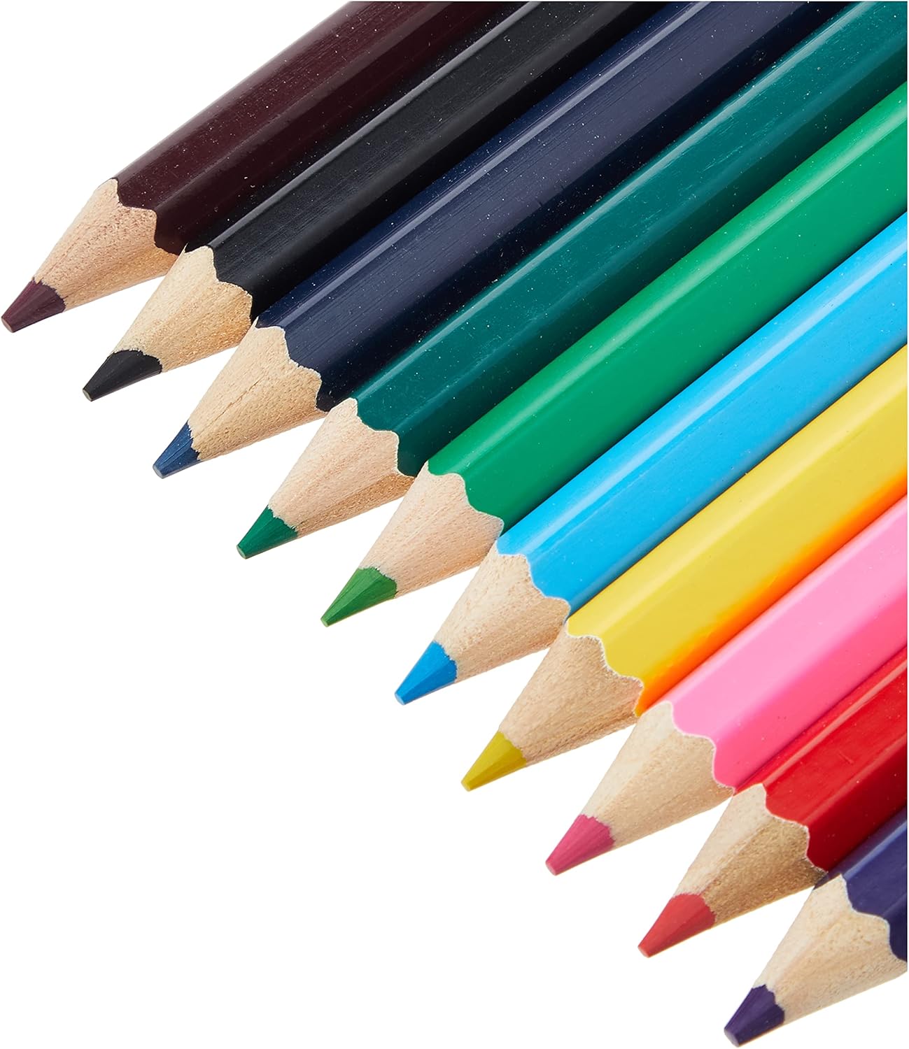 Artbox Chunky Colouring Pencils - 1/2 Size, 10-Pack with Sharpener - Ideal for School 3