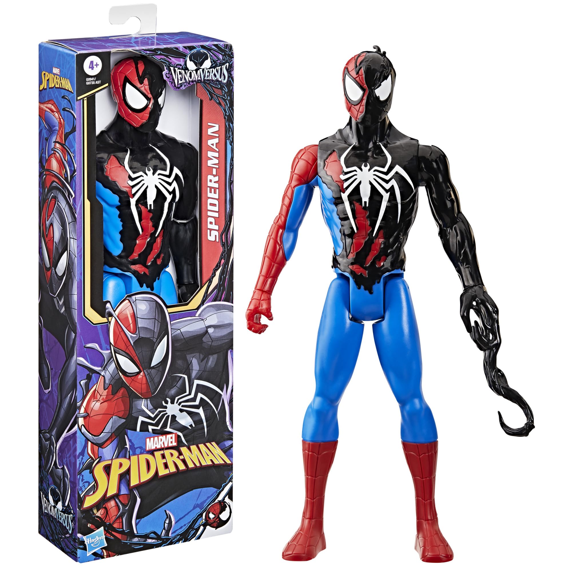 Marvel Spider-Man VenomVersus Titan Hero Series 30 cm Action Figure - Ages 4+ 4