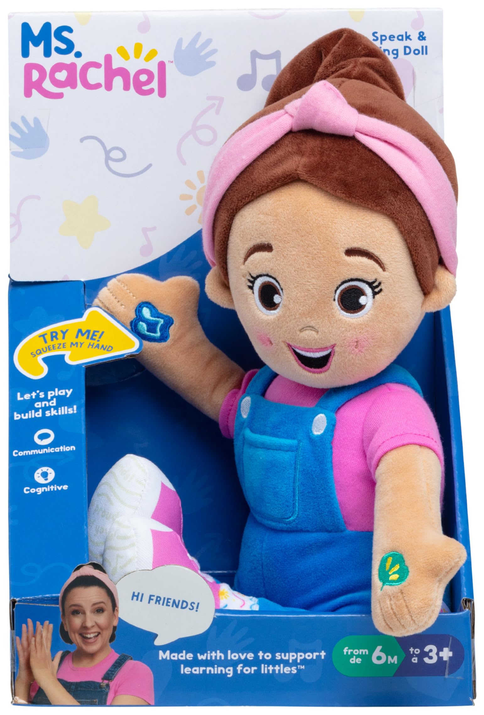 Ms. Rachel Sprech- und Singpuppe – Interaktives Musikspielzeug für Kleinkinder ab 12 Monaten 8