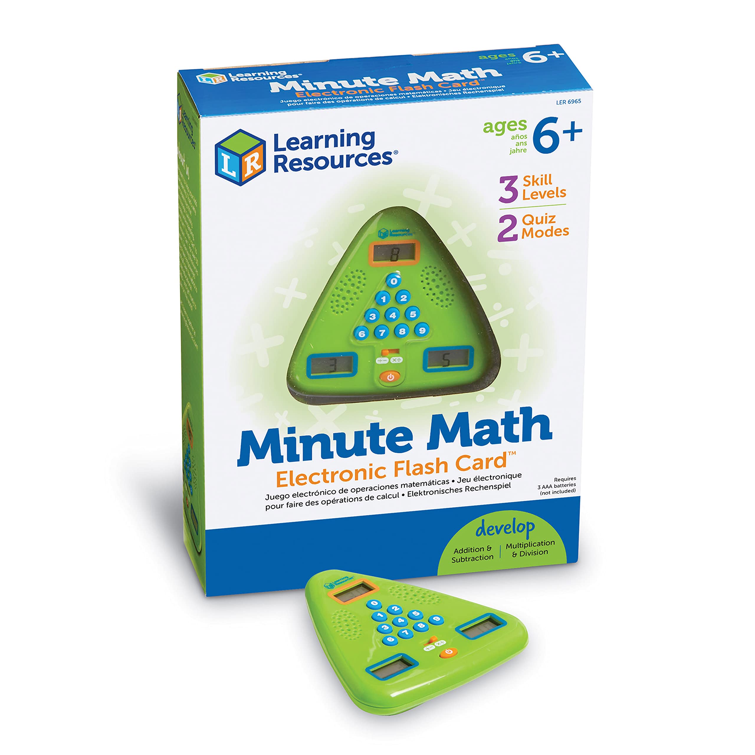 Learning Resources Minute Math Electronic Flash Card 6