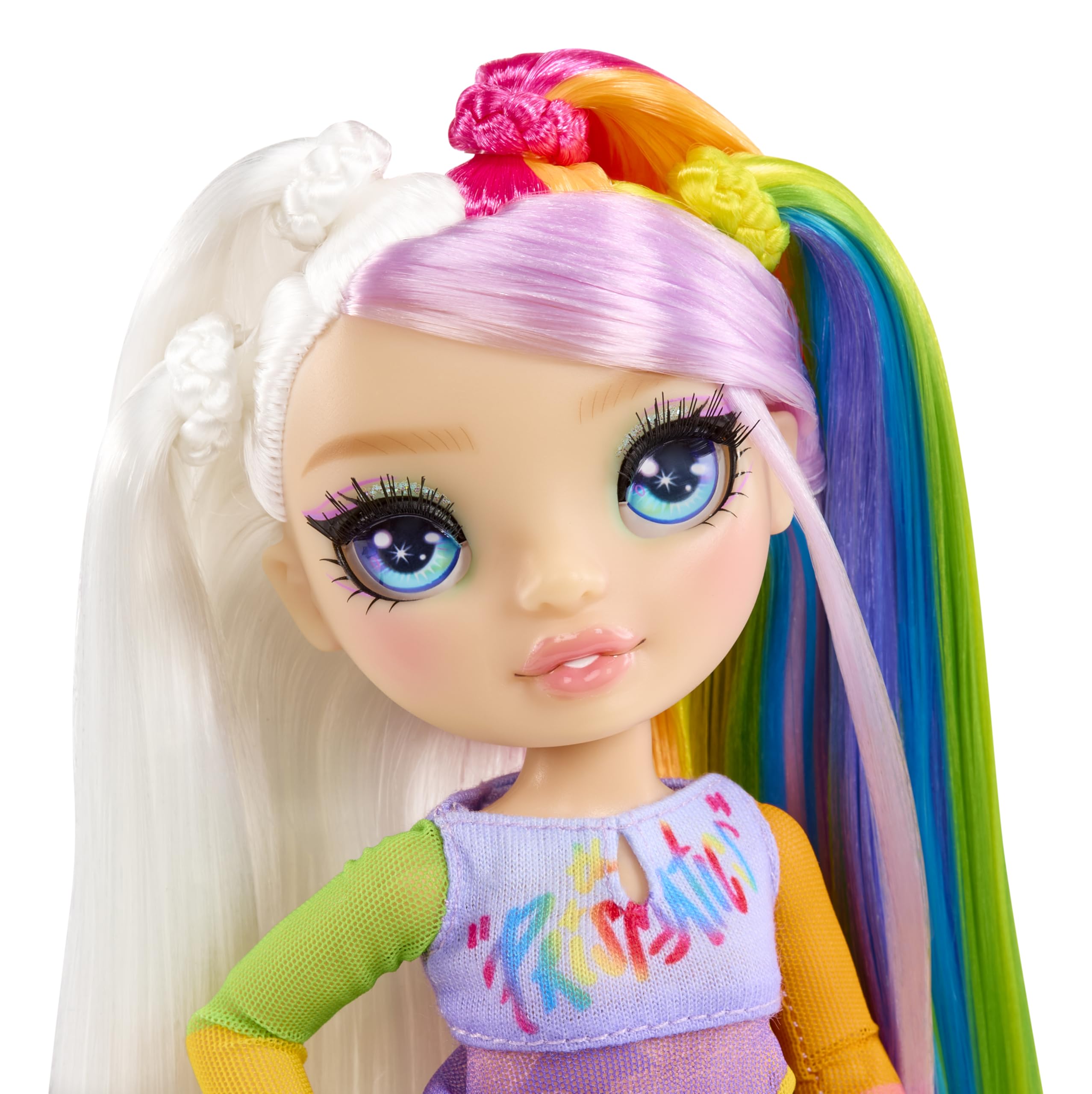 Rainbow High Junior High Rock Band - Bella Pink 23cm Fashion Doll with Bass Guitar & Stickers 7
