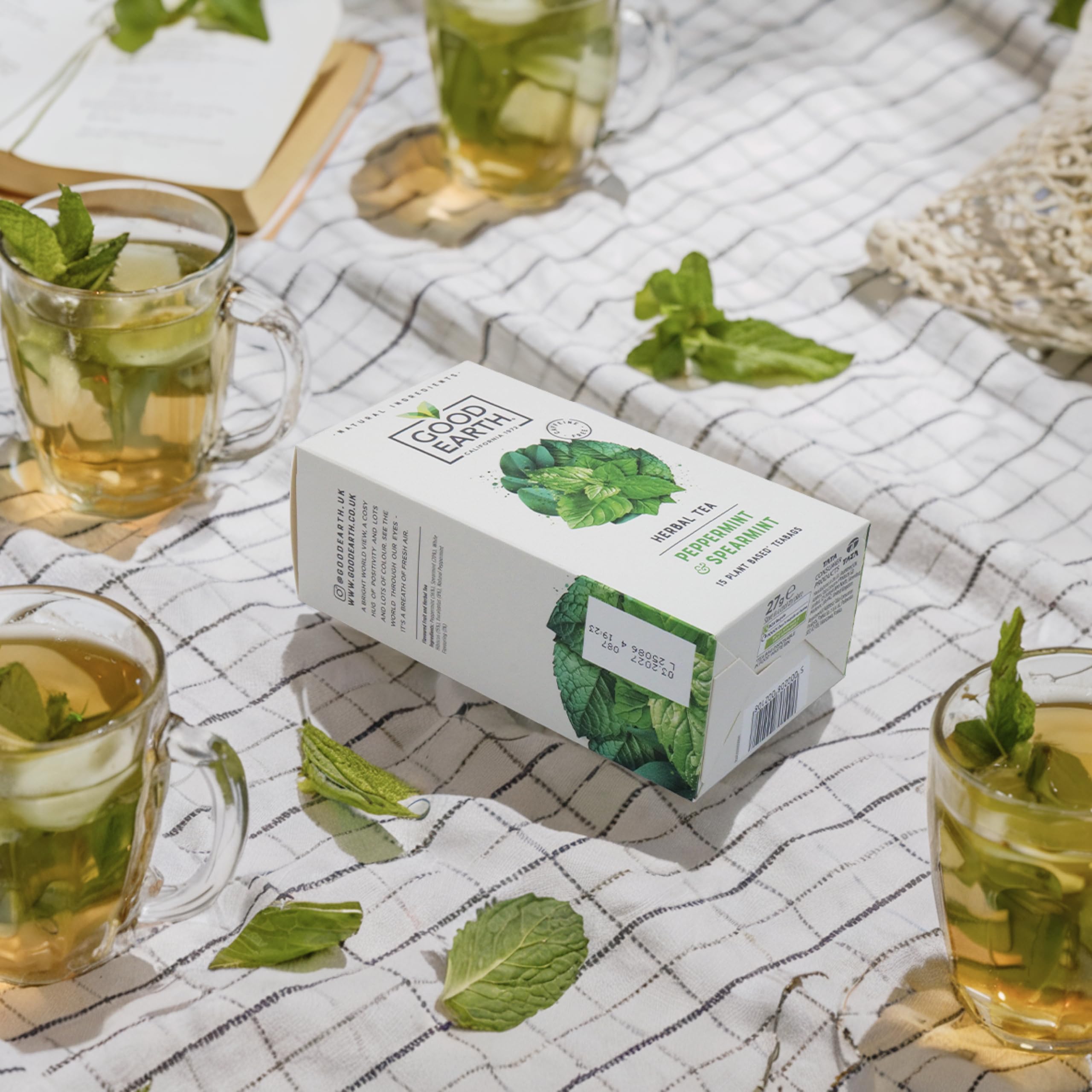 Good Earth Tea Co. - Peppermint & Spearmint Herbal Tea Bags 5