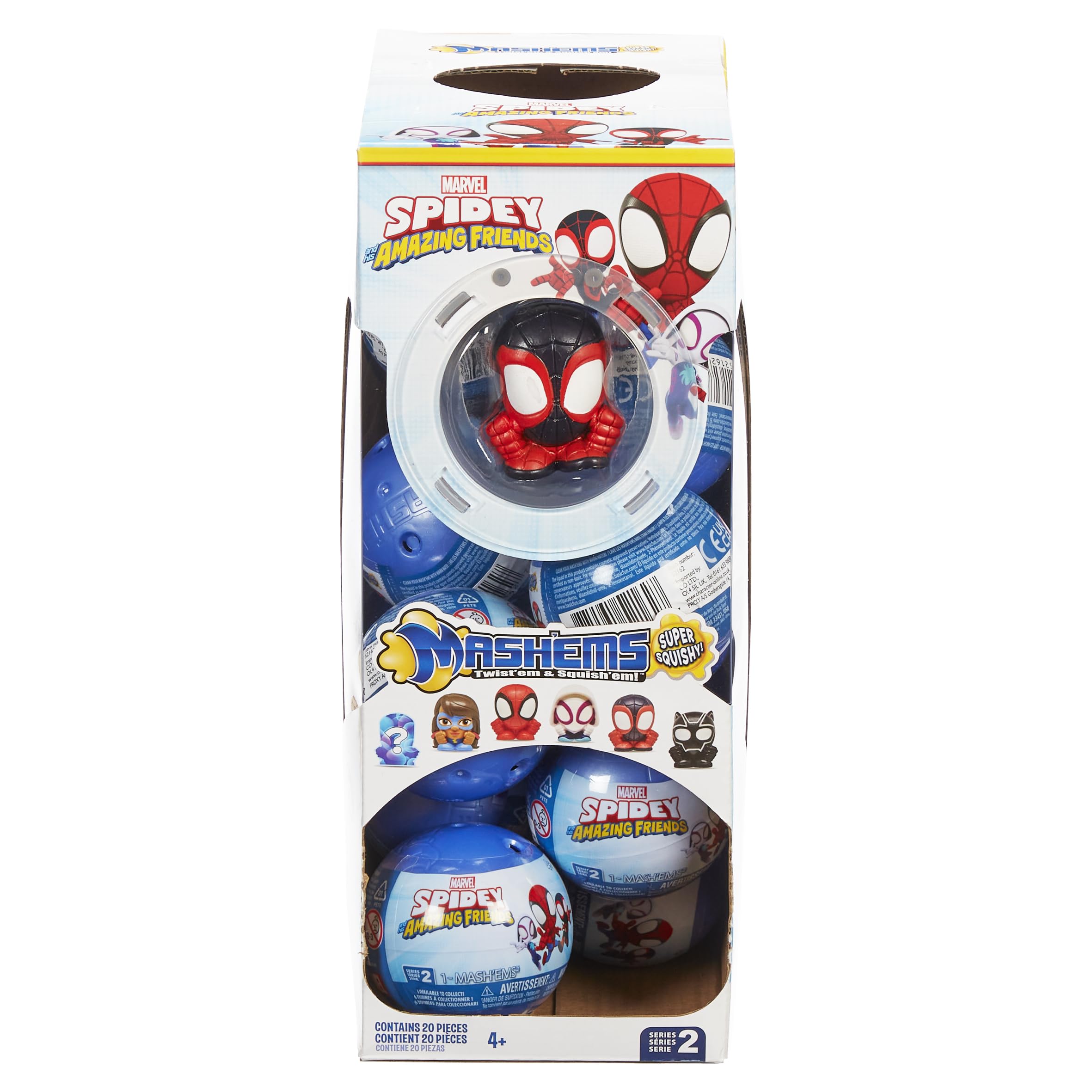 Mash"ems Spidey and His Amazing Friends - Squishy Collectible Capsule, Styles May Vary 8