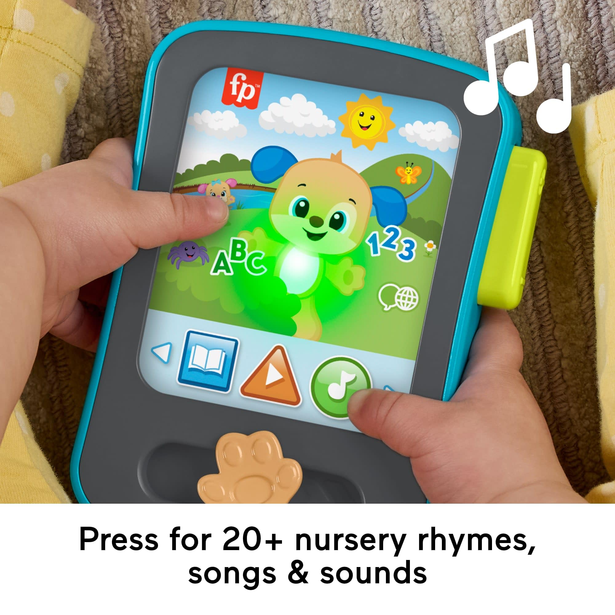 Fisher-Price Laugh & Learn Puppy's Storytime Reader - Electronic Learning Toy with Lights & Songs 4